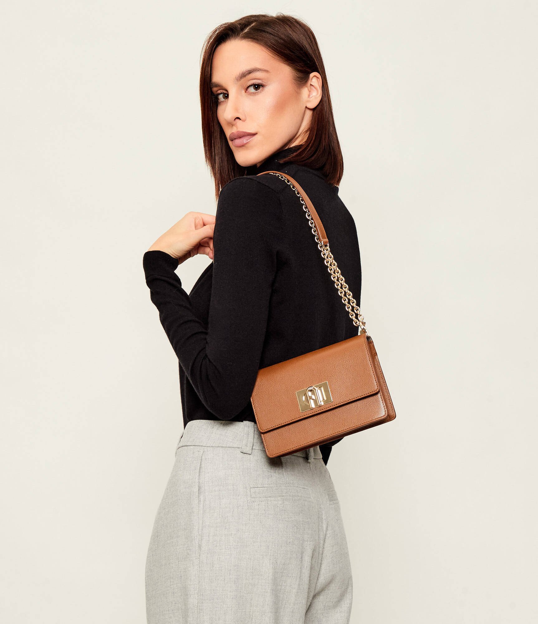 Furla De piele geantă pe umăr 1927 MINI