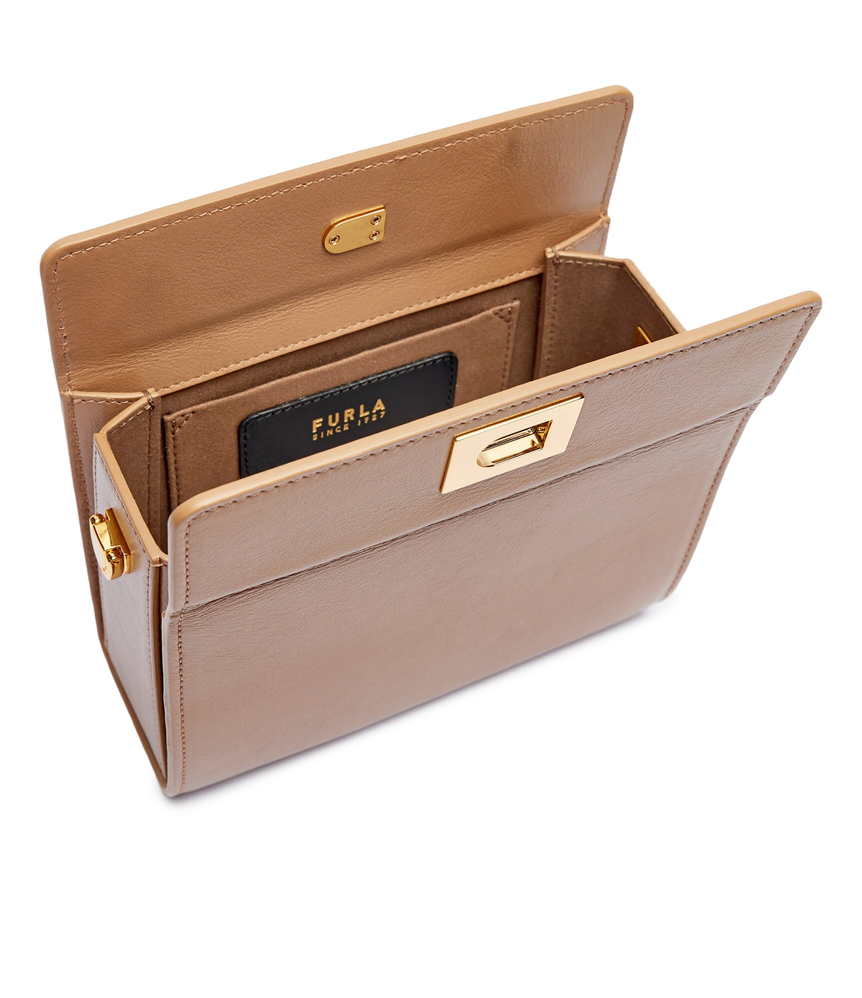 Furla De piele geantă pe umăr Arco