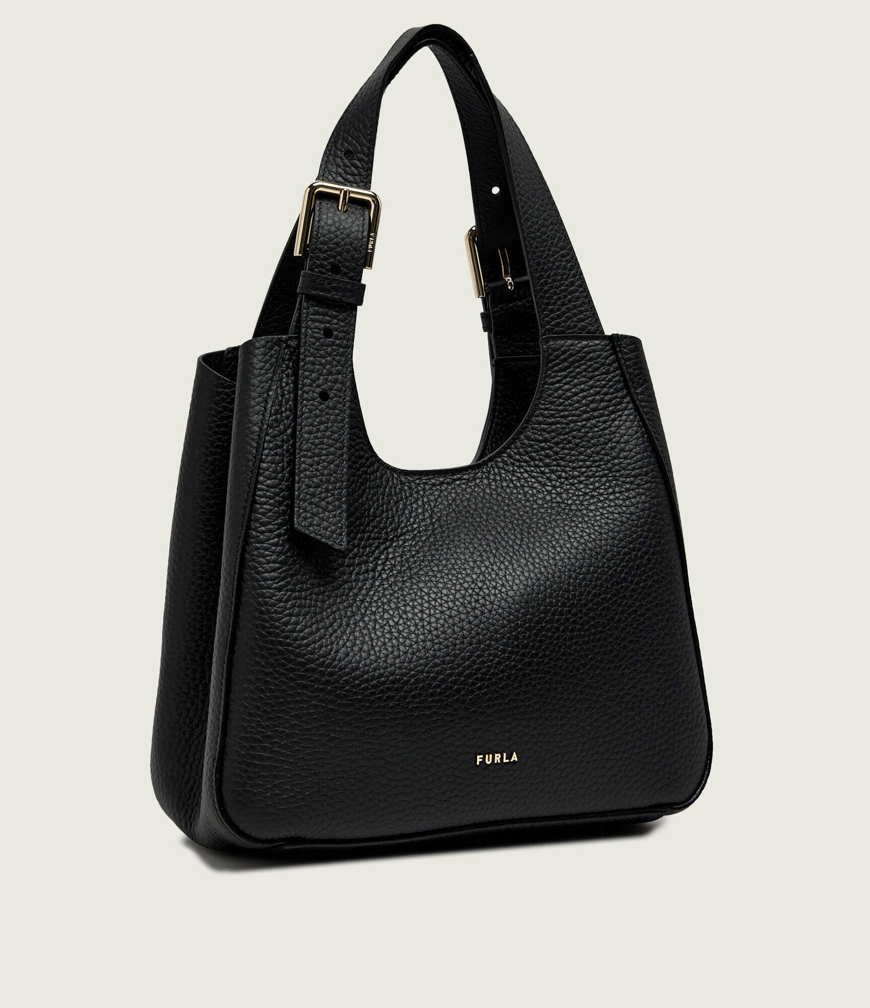 Furla De piele geantă pe umăr Dora