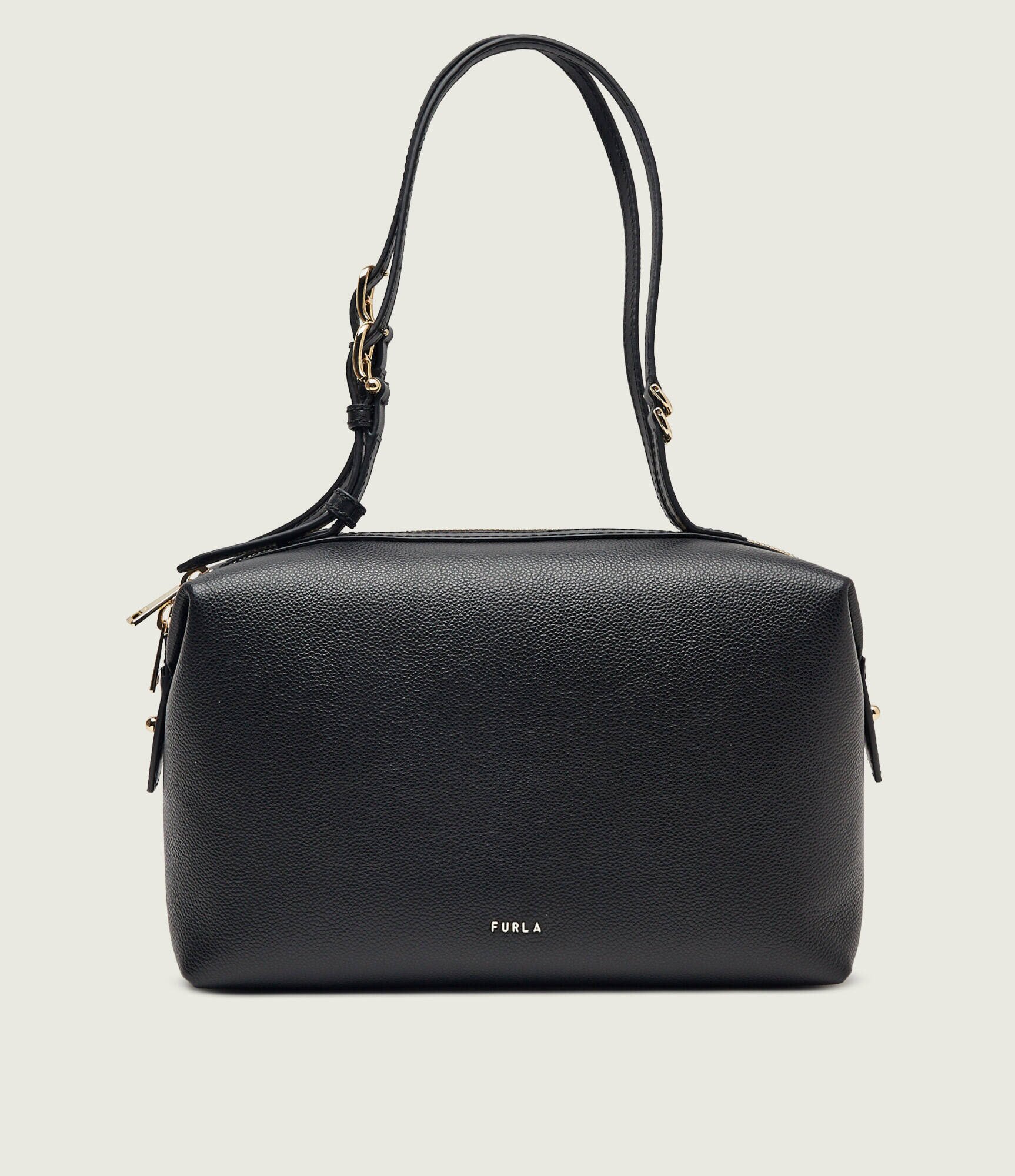 Furla De piele geantă pe umăr DOUBLE