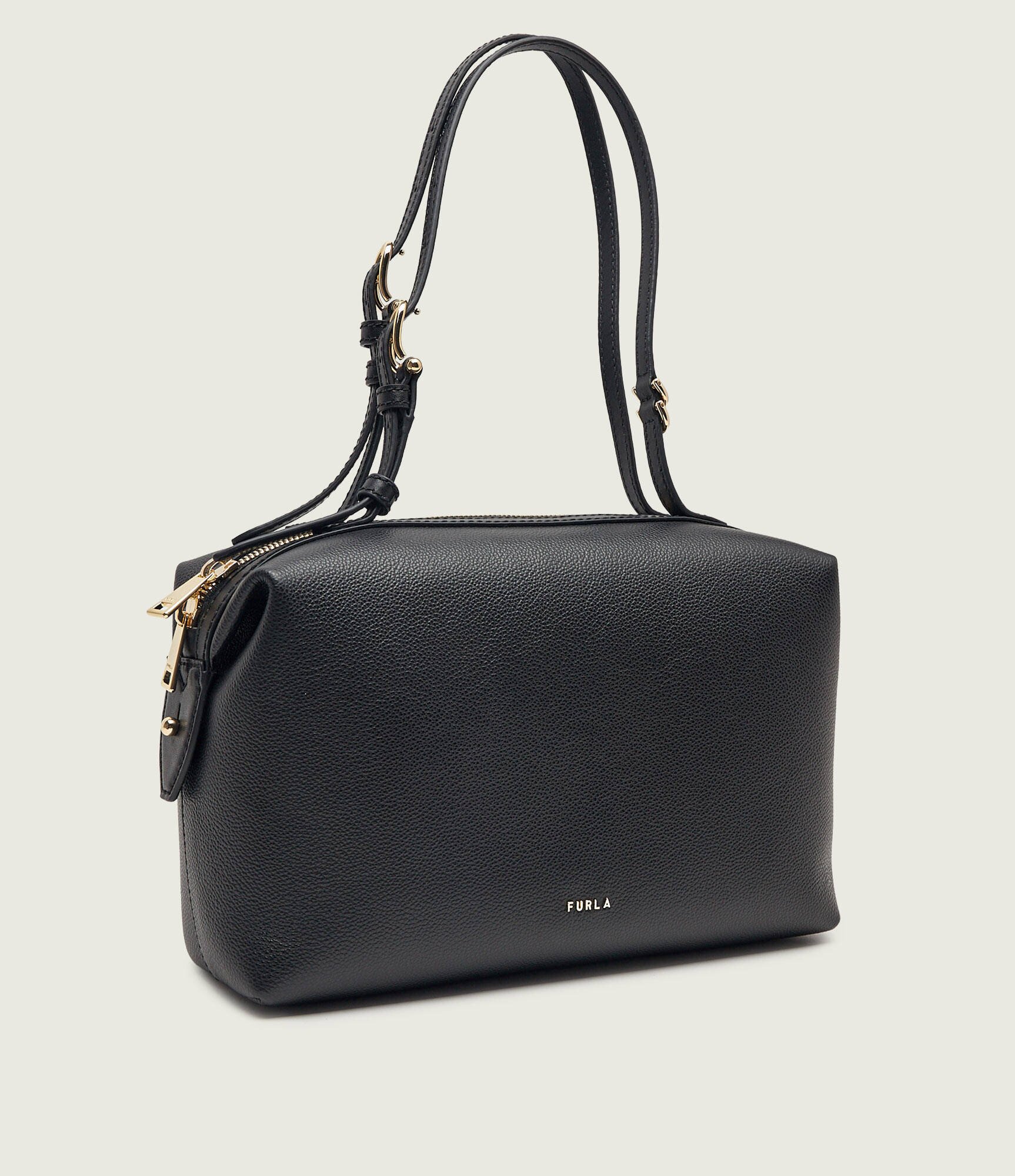 Furla De piele geantă pe umăr DOUBLE