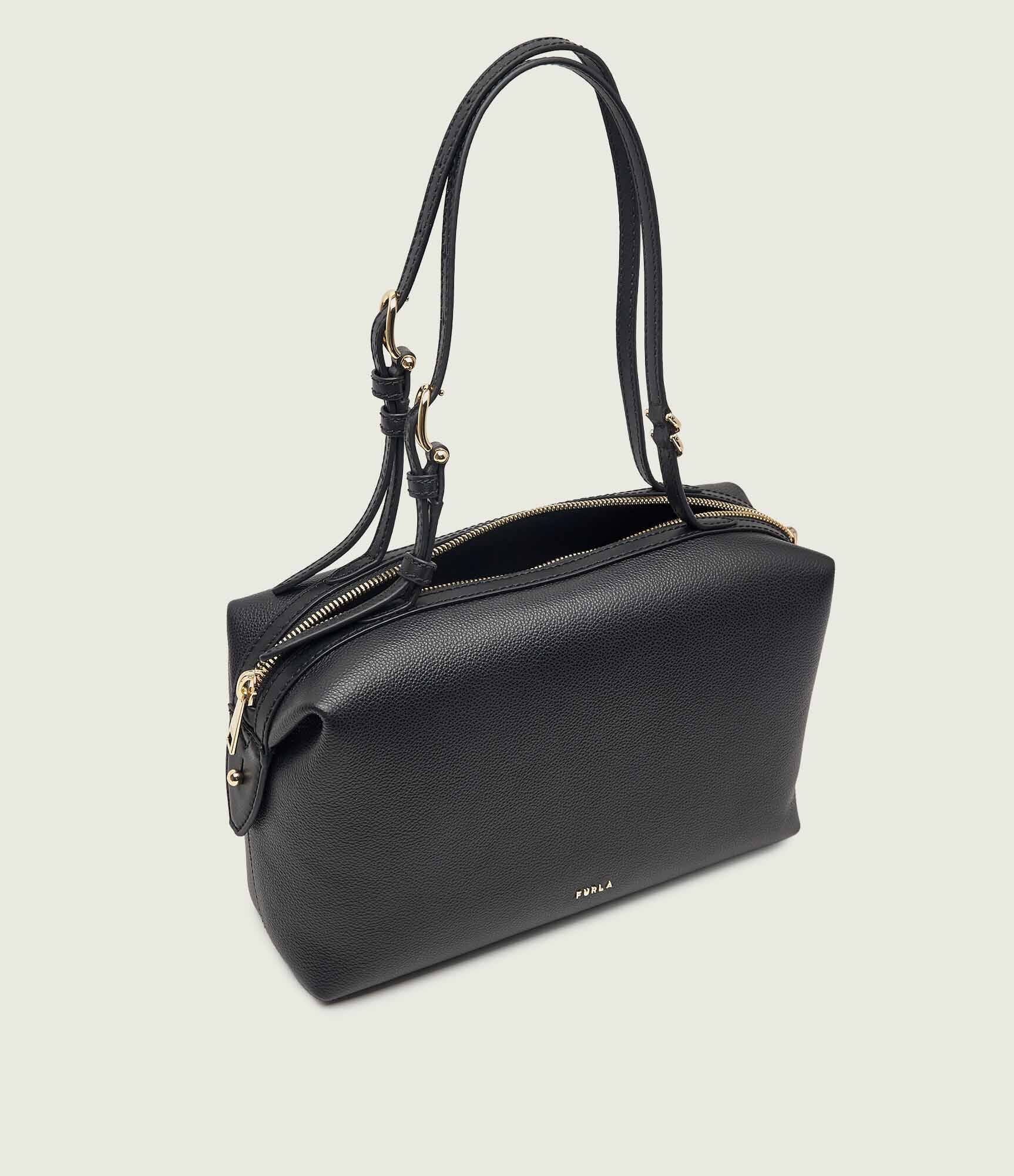 Furla De piele geantă pe umăr DOUBLE