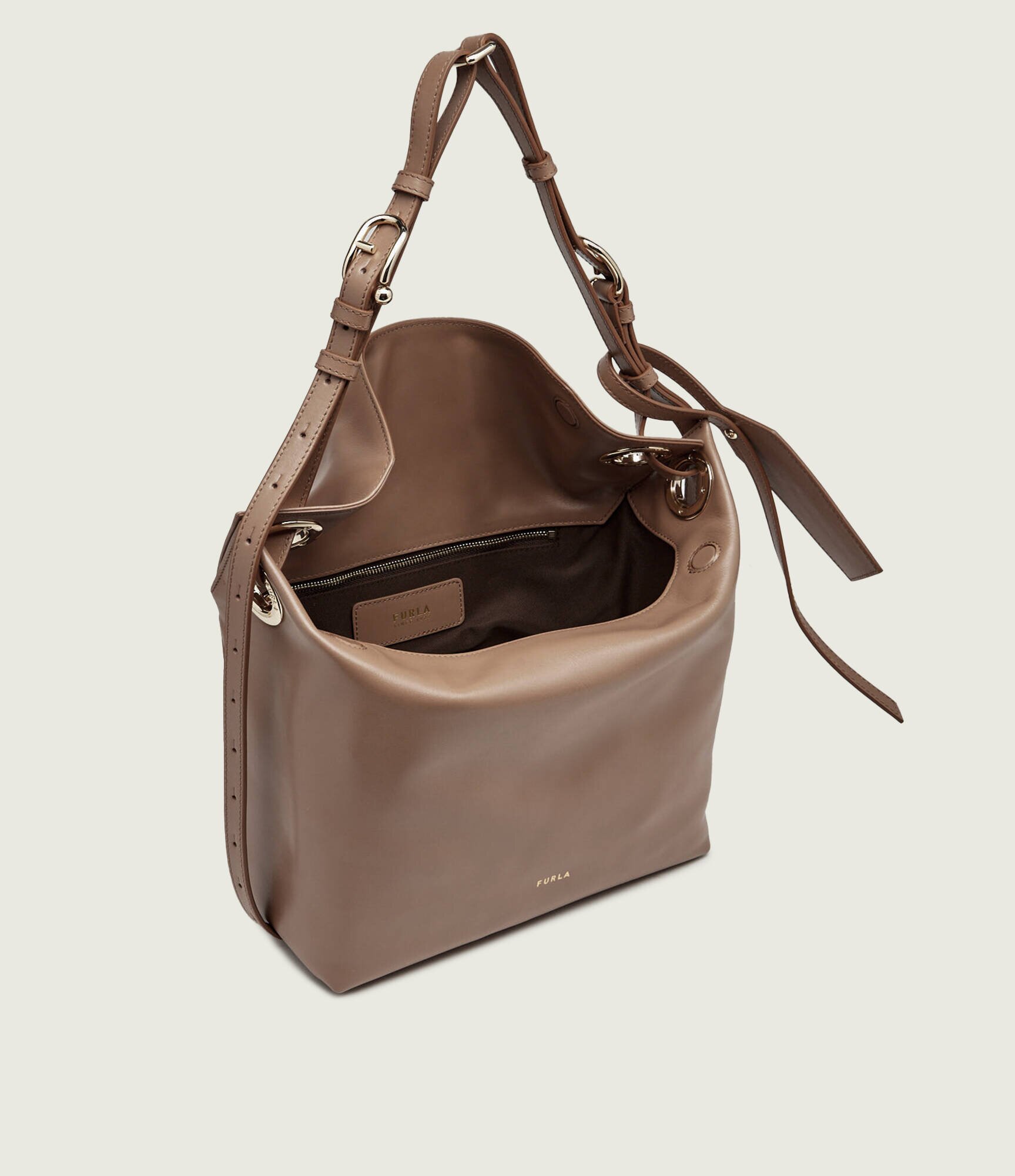 Furla De piele geantă pe umăr Ginevra M