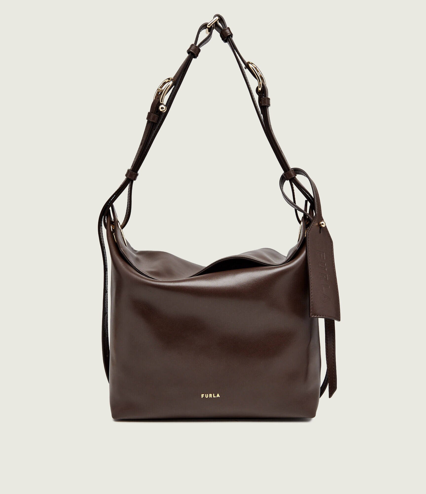 Furla De piele geantă pe umăr Ginevra M
