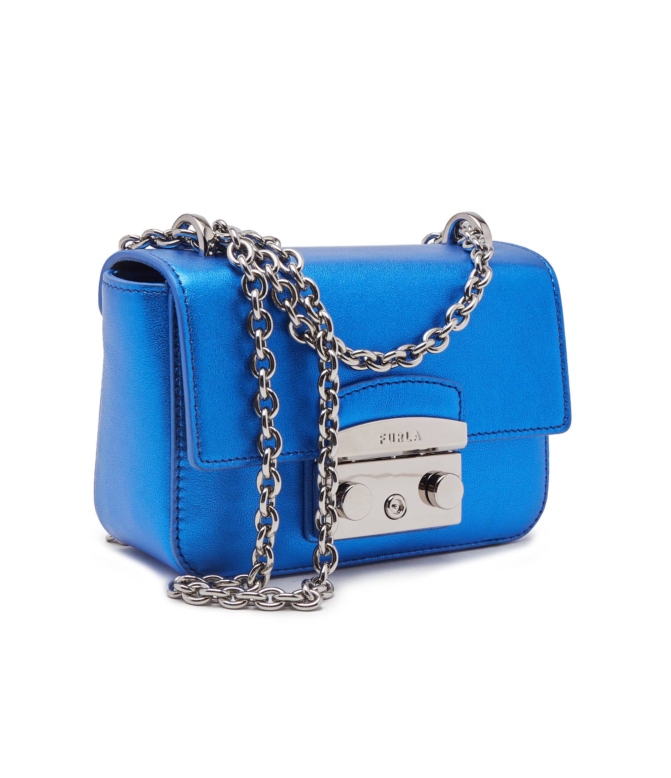 Furla De piele geantă pe umăr metropolis mini