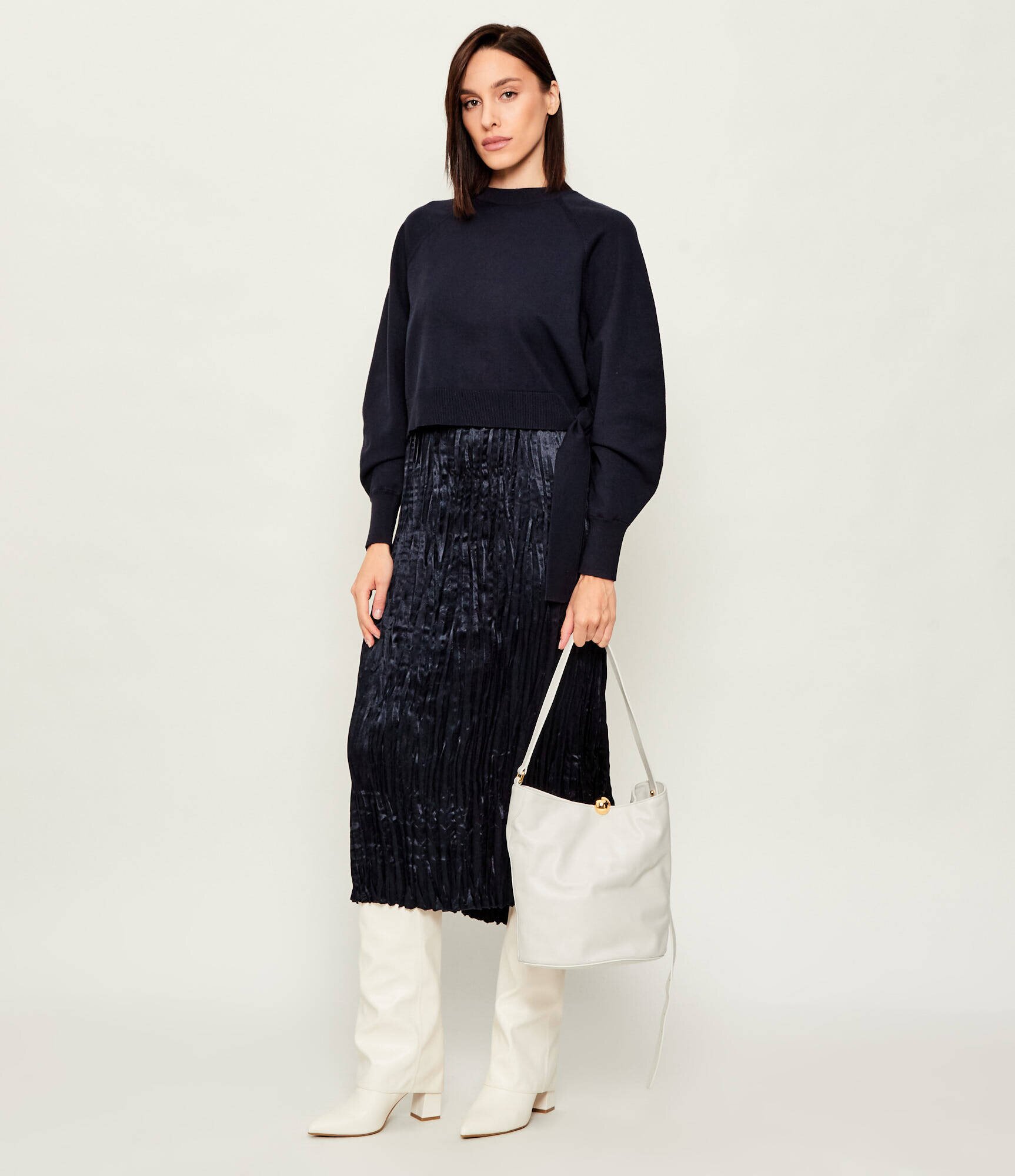 Furla De piele geantă pe umăr SFERA SOFT
