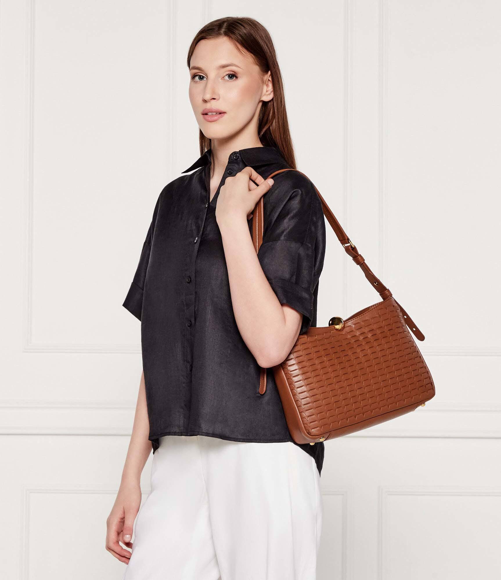 Furla De piele geantă pe umăr Sfera Soft