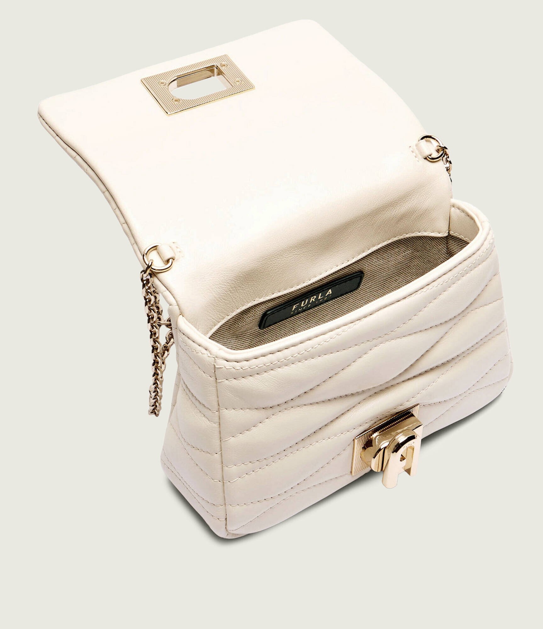 Furla De piele geantă poștaș 1927 Mini Soft