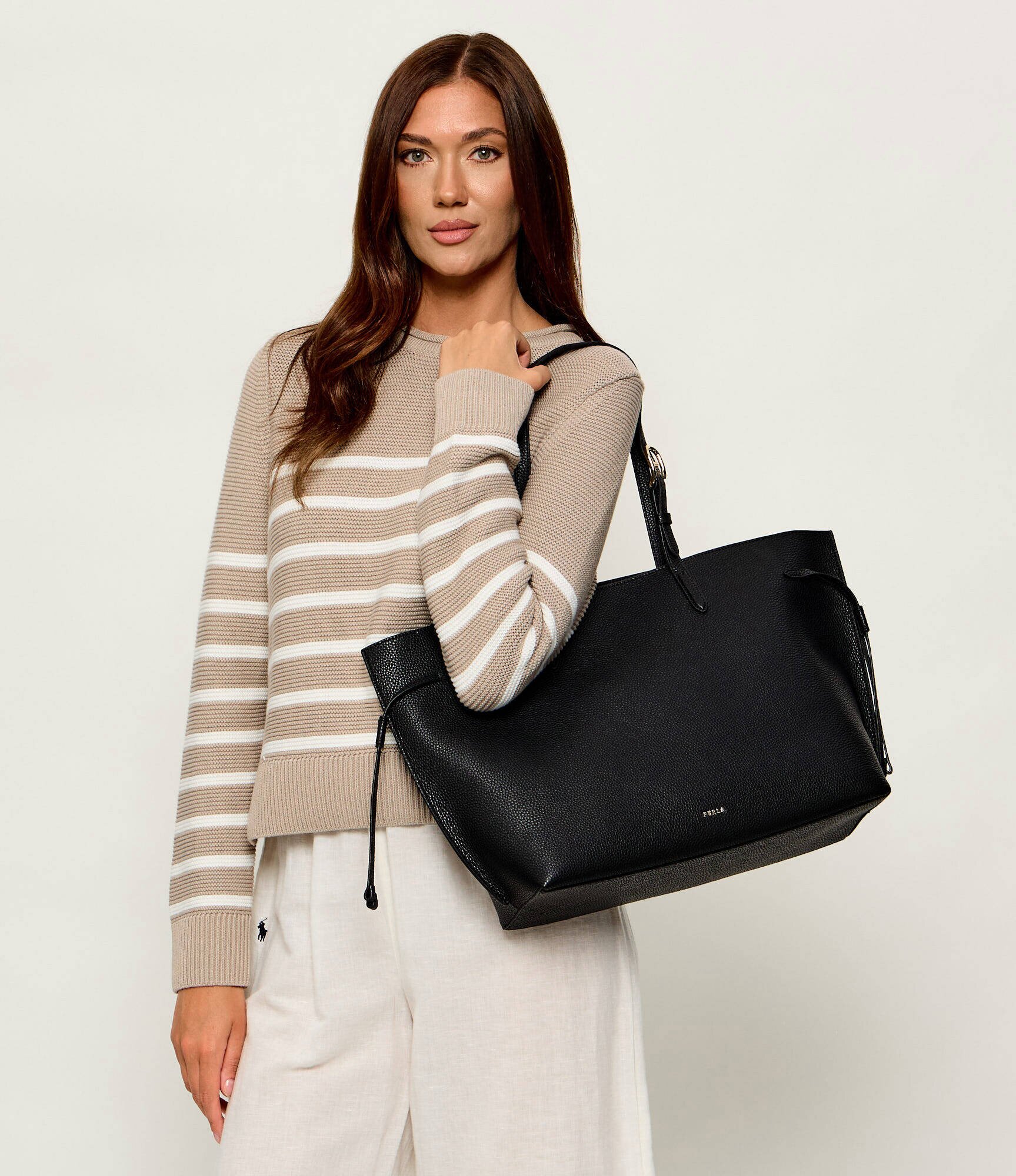 Furla De piele geantă shopper AVA L