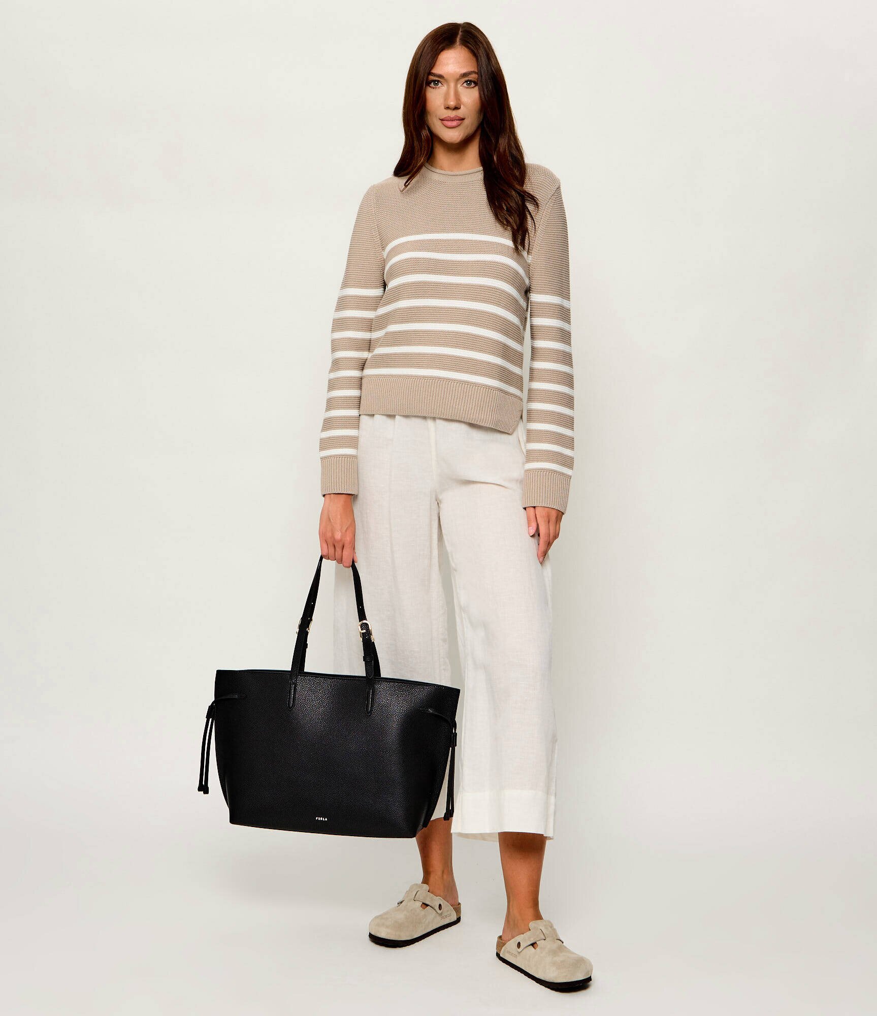 Furla De piele geantă shopper AVA L