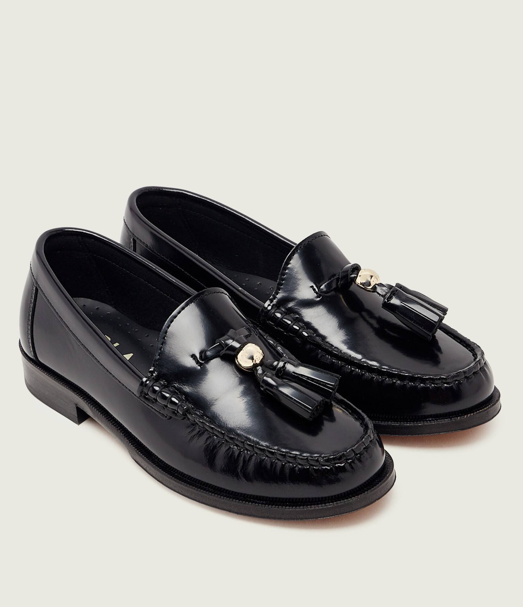 Furla De piele pantofi loafer COLLEGE