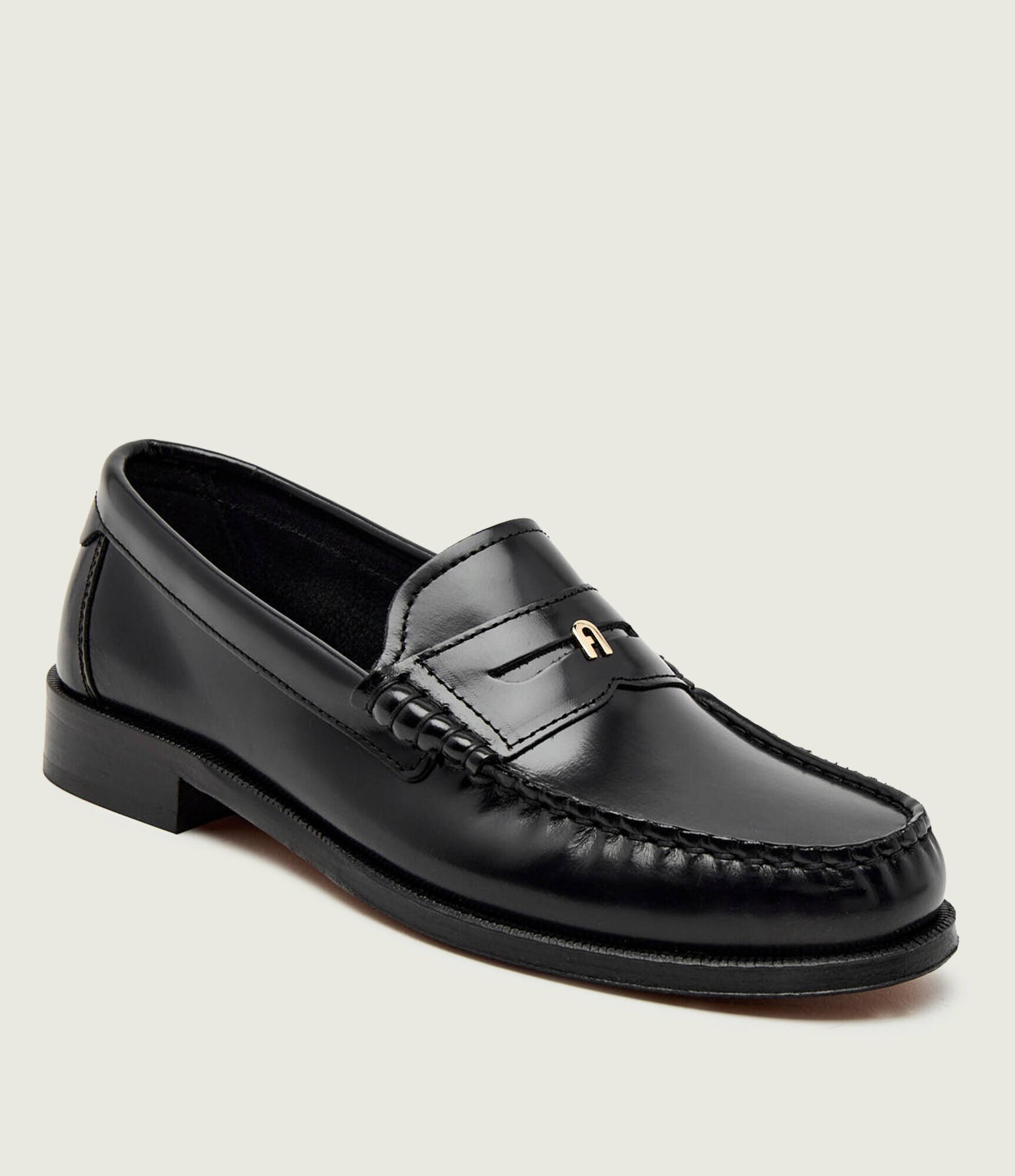 Furla De piele pantofi loafer COLLEGE
