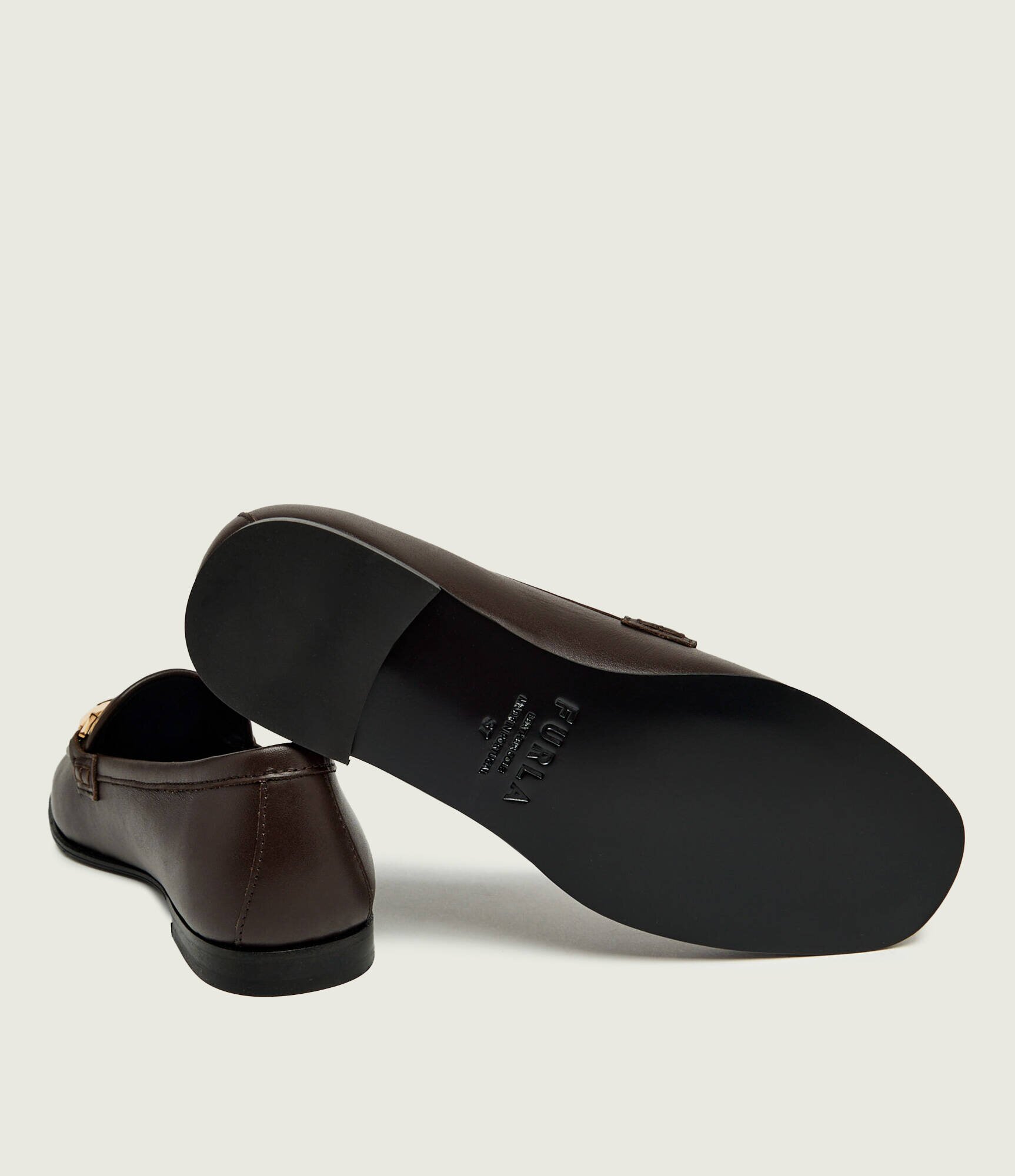 Furla De piele pantofi loafer HERITAGE