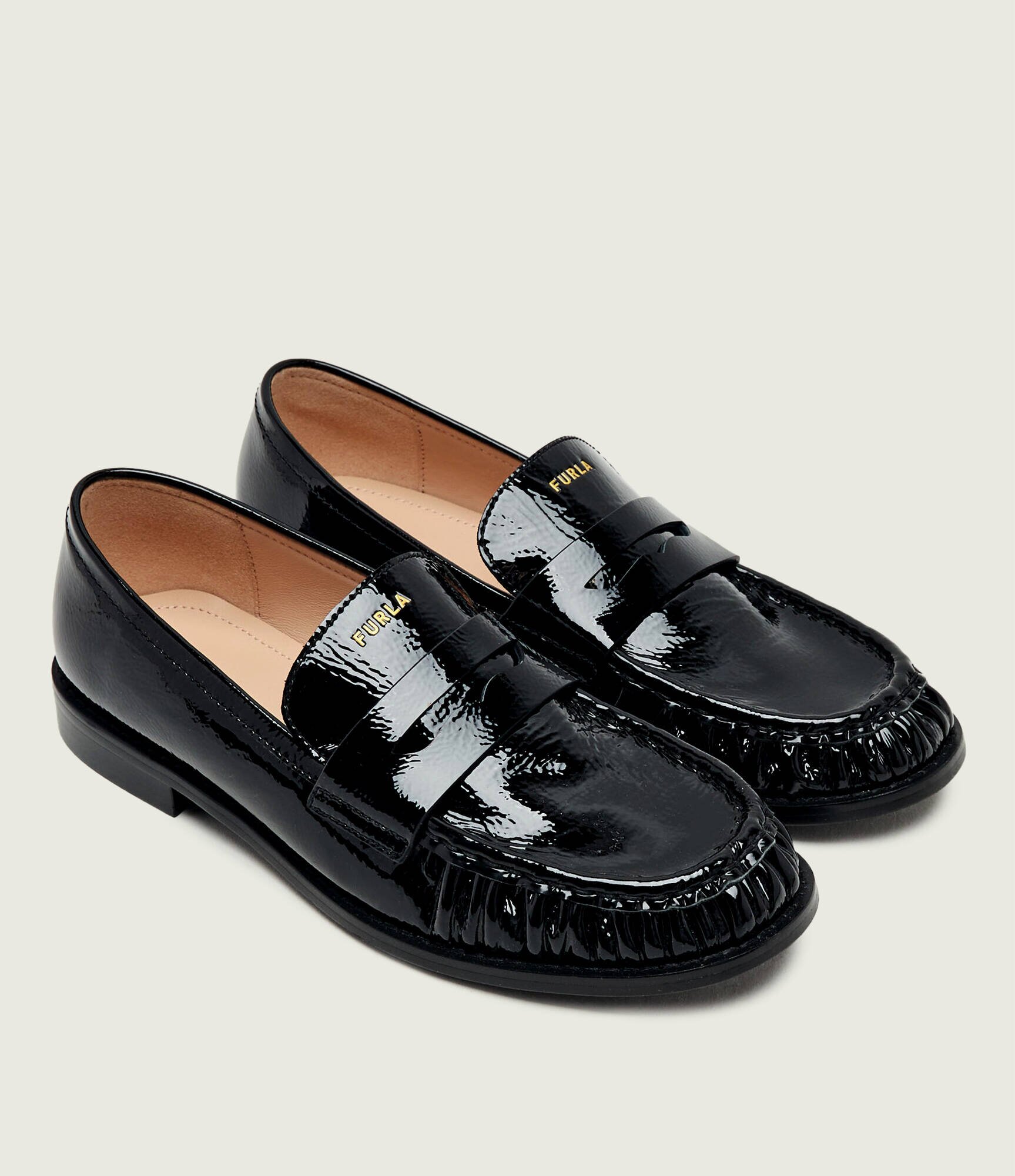 Furla De piele pantofi loafer Soft