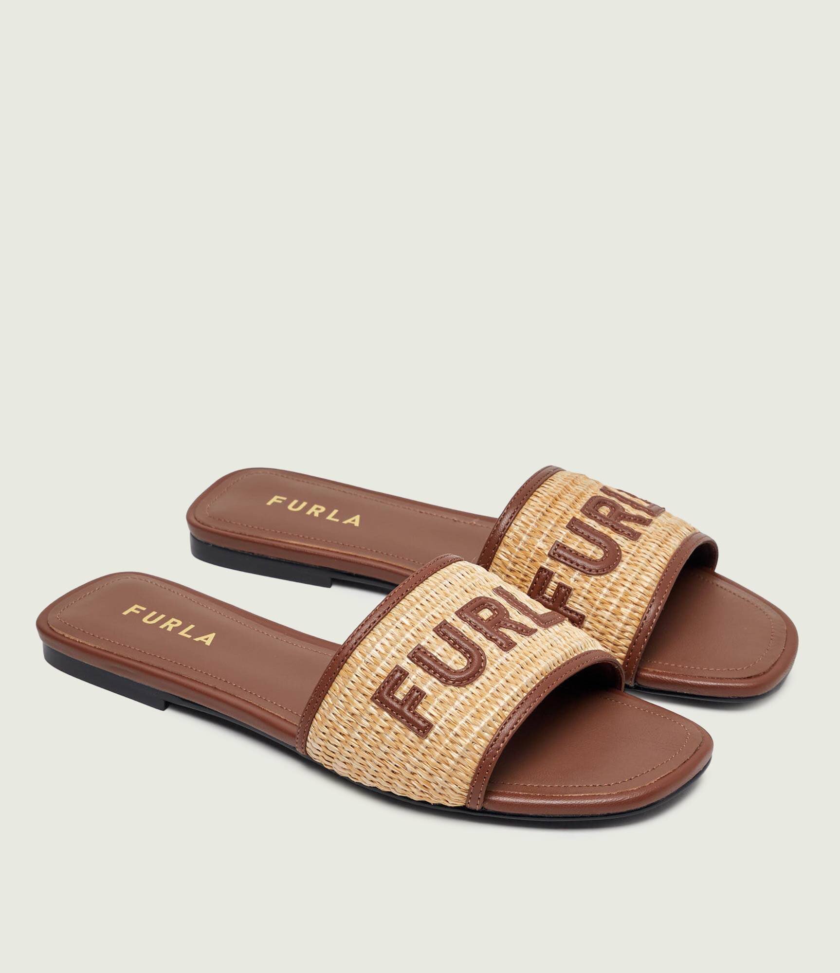 Furla De piele șlapi BREZZA