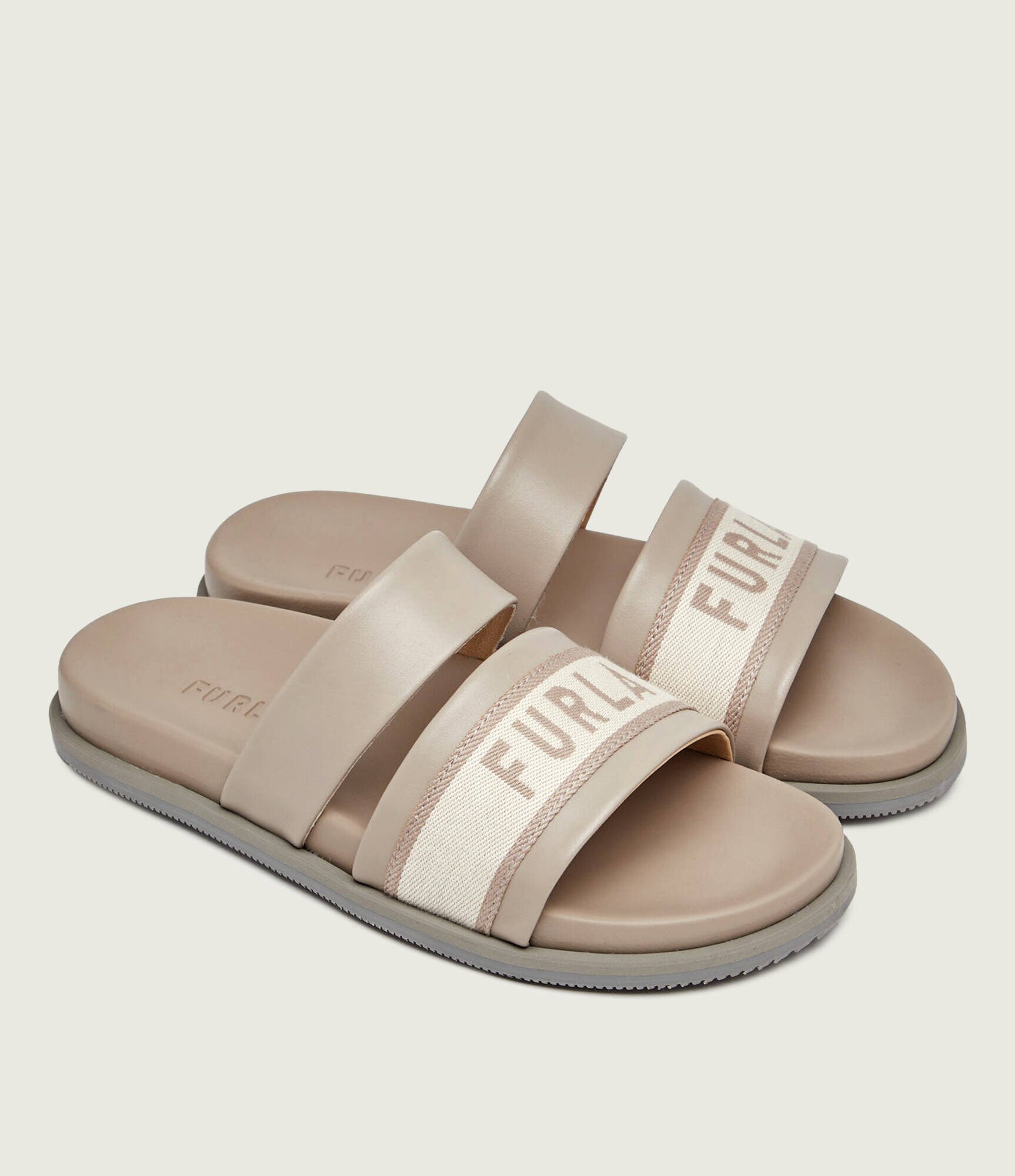 Furla De piele șlapi TIDE