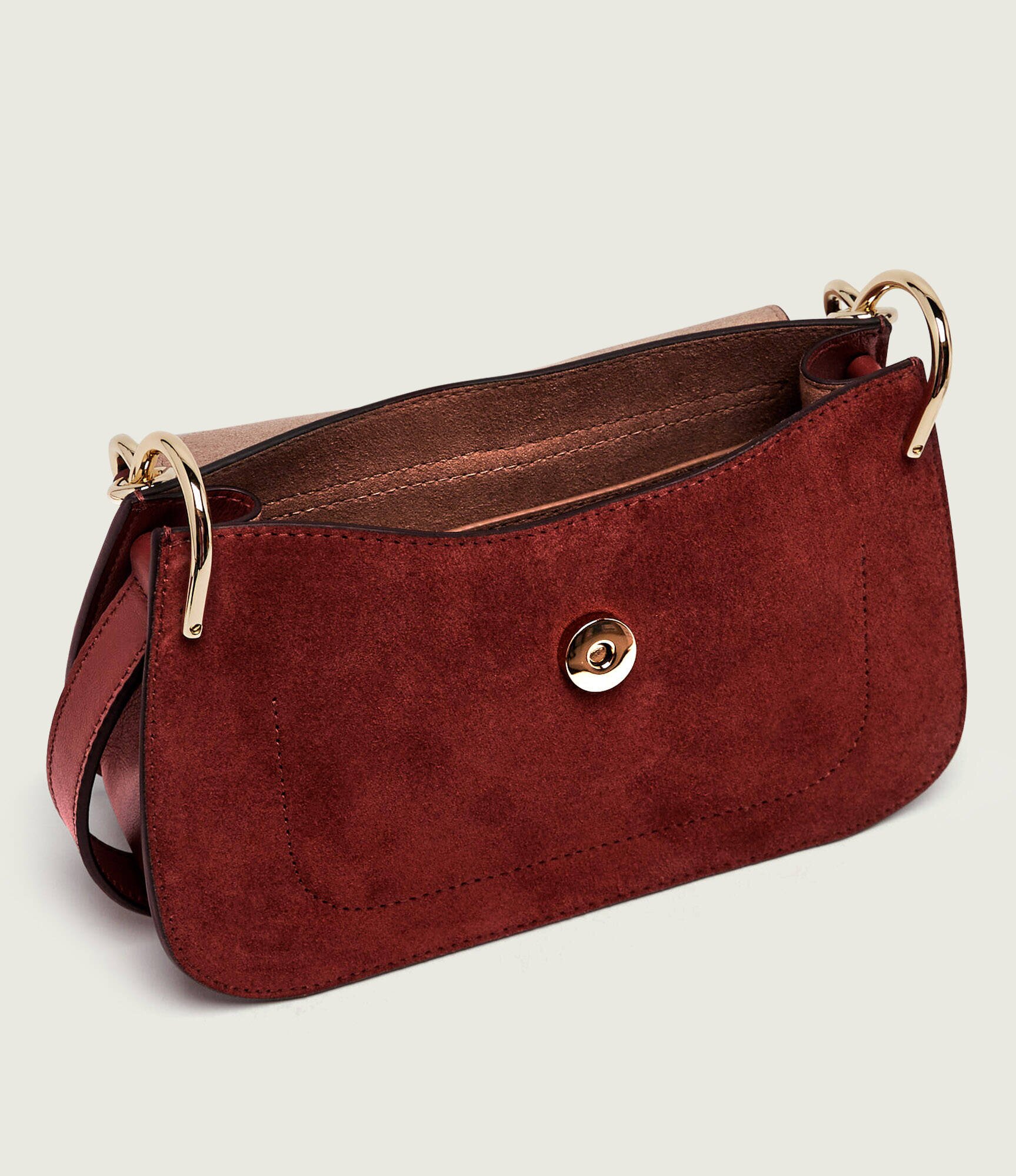 Furla Geantă pe umăr Flow Mini | piele întoarsă
