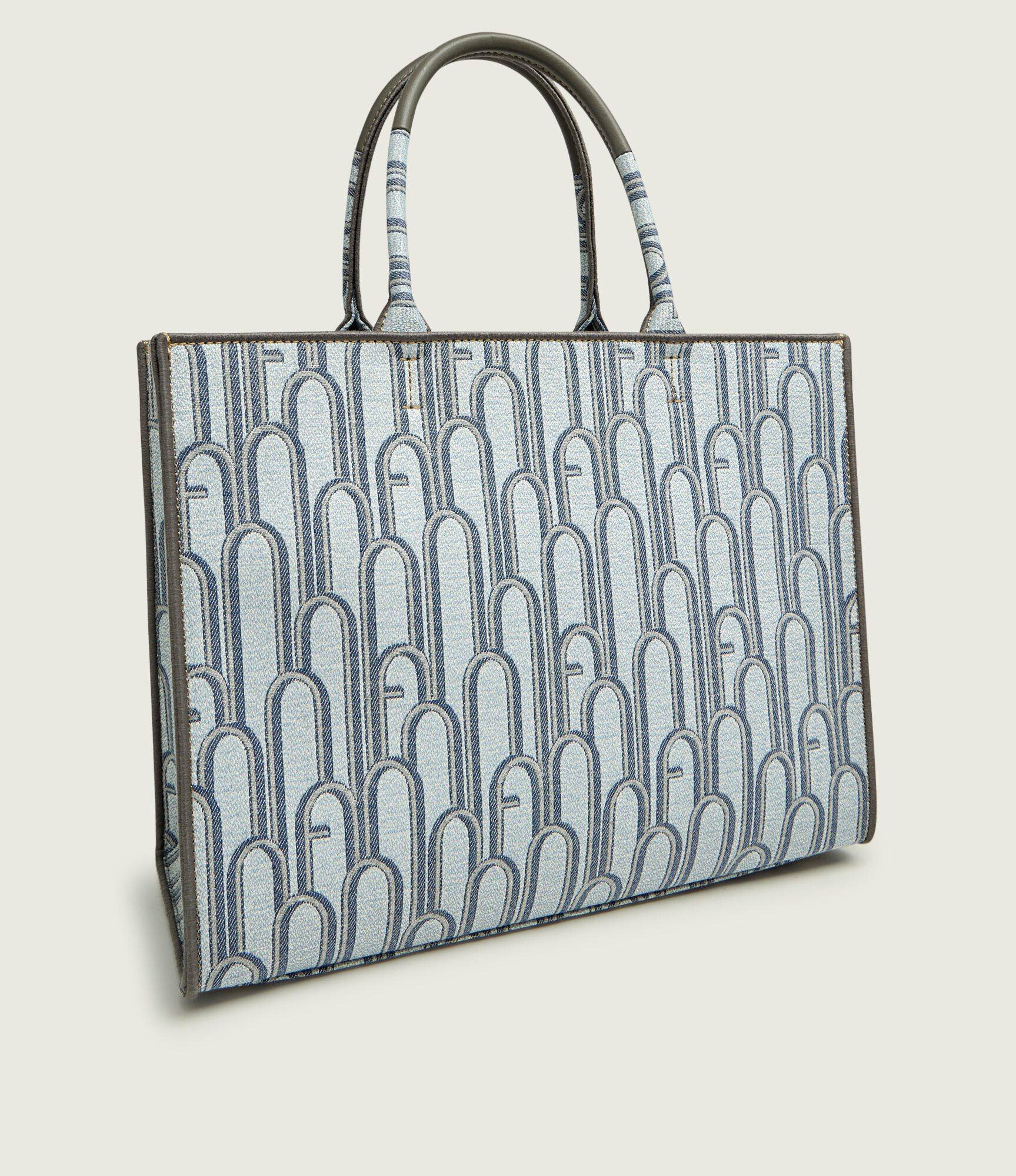 Furla Geantă shopper OPPORTUNITY cu adaos de piele