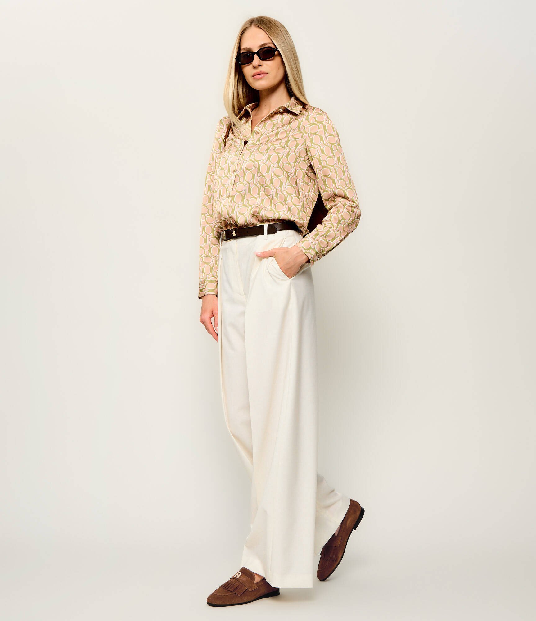 Furla Pantofi loafer Heritage | piele întoarsă