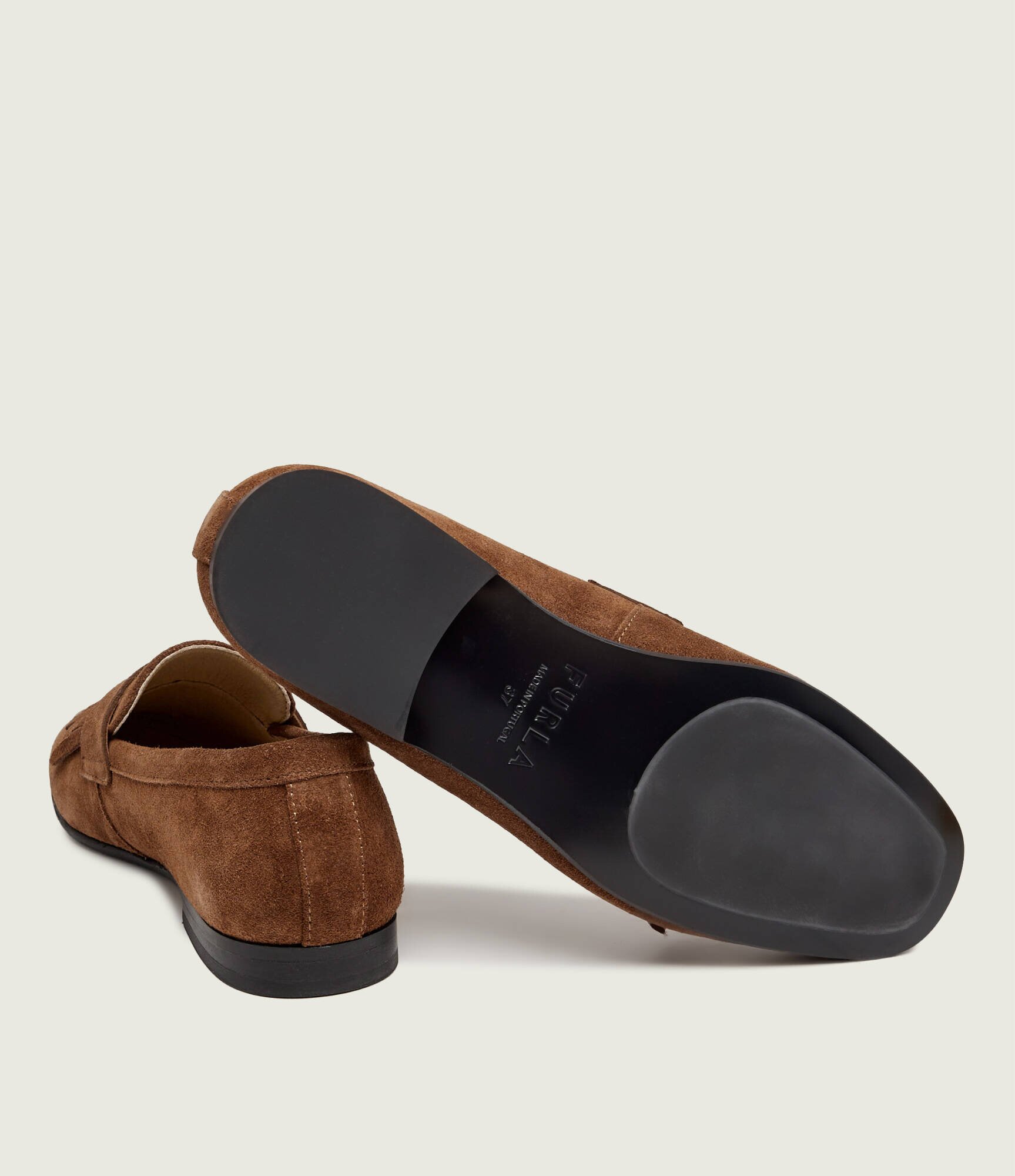 Furla Pantofi loafer Heritage | piele întoarsă