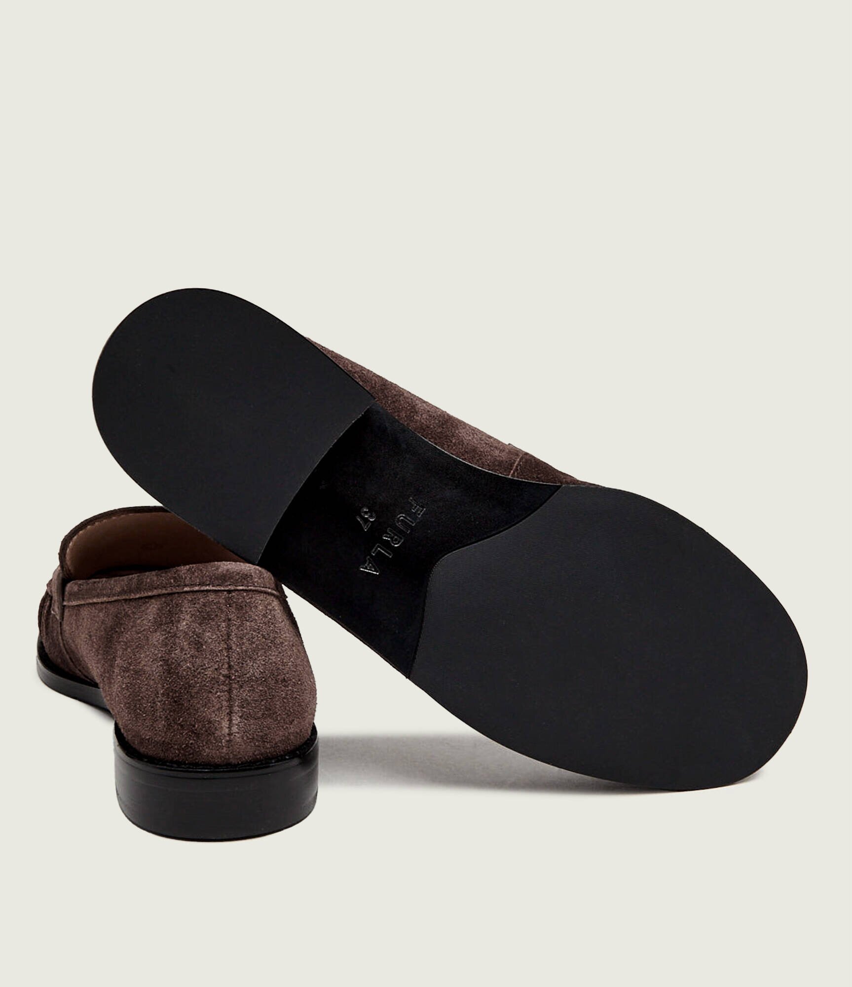 Furla Pantofi loafer Soft | piele întoarsă