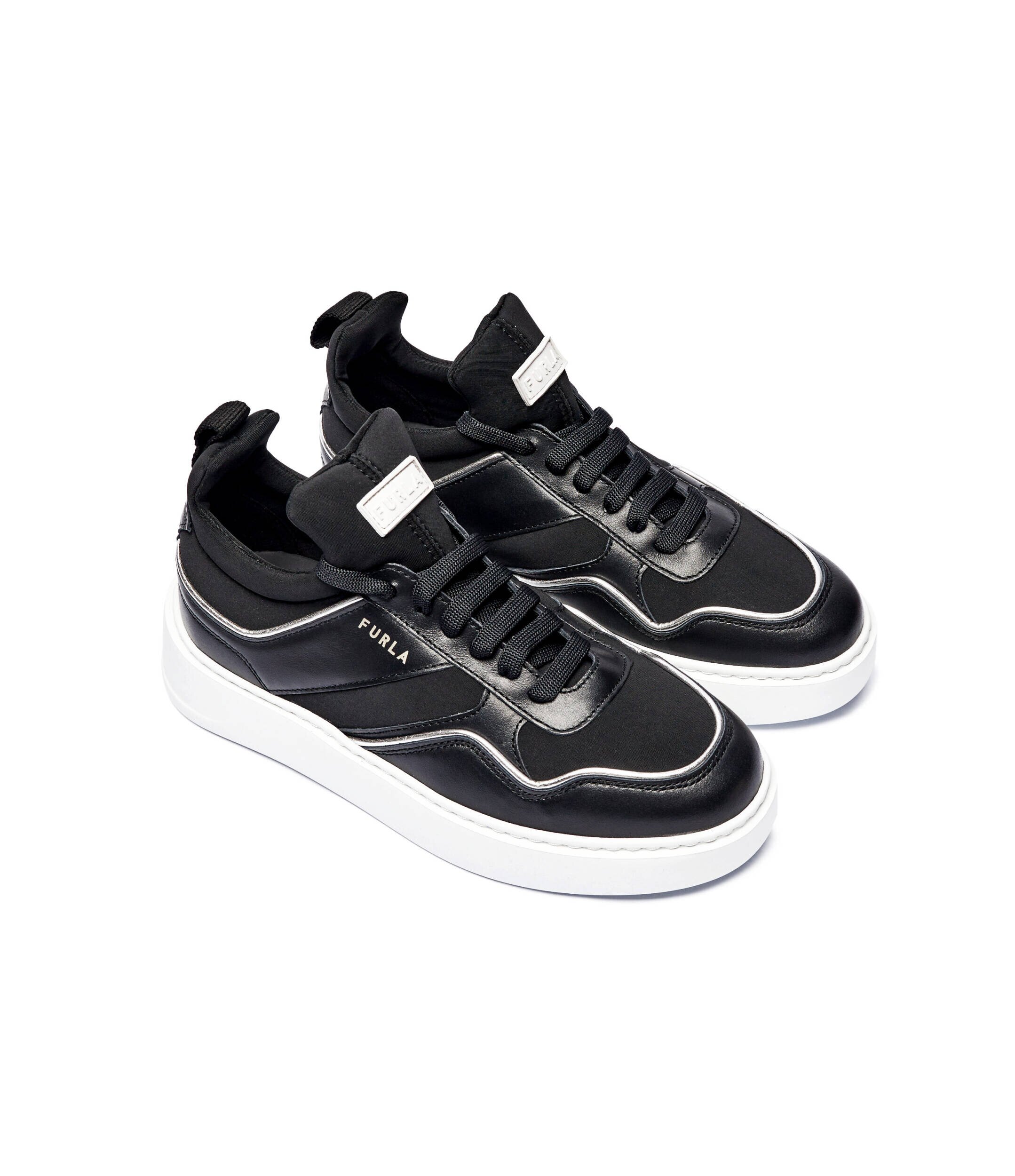 Furla Sneakers cu adaos de piele