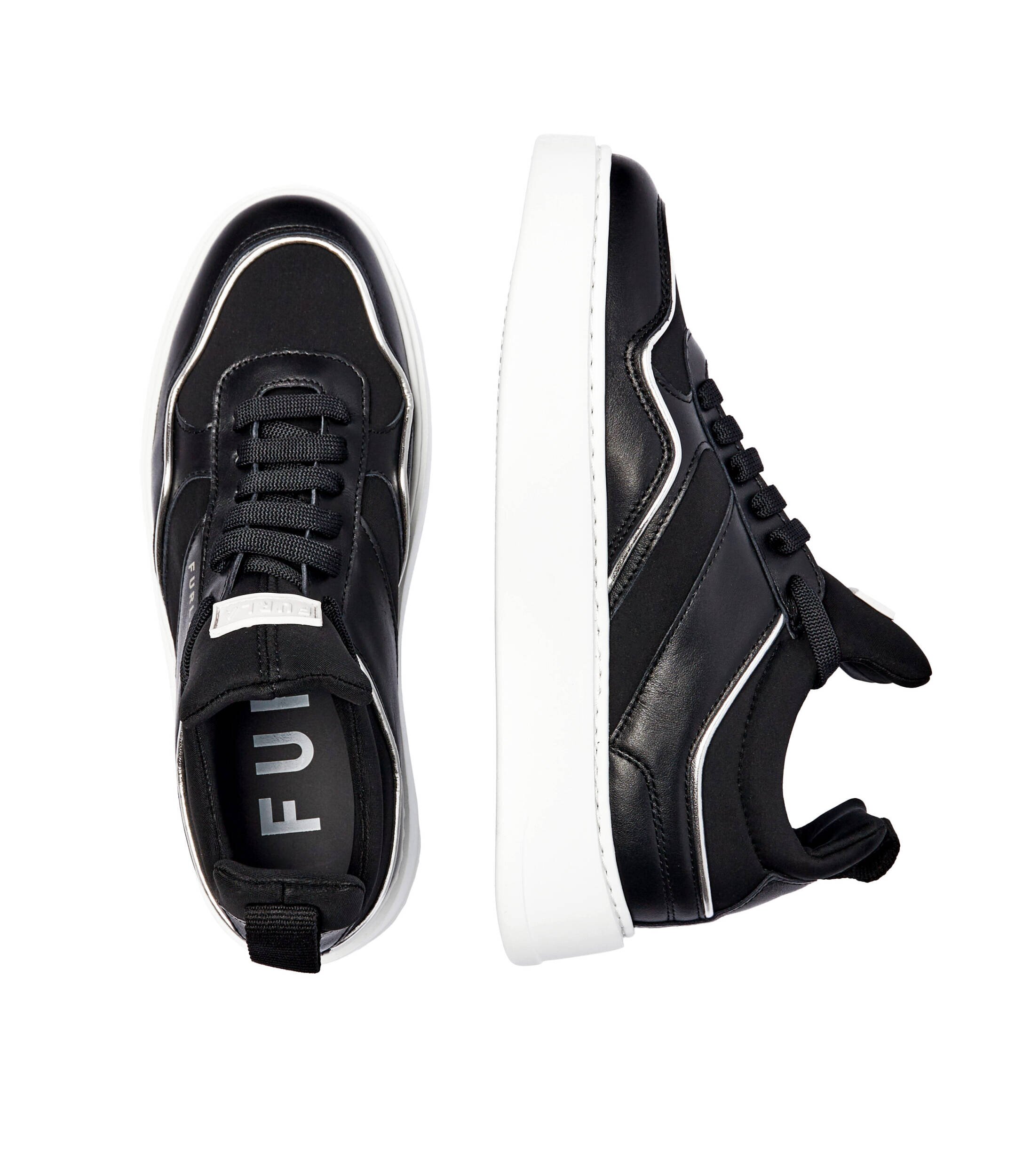 Furla Sneakers cu adaos de piele