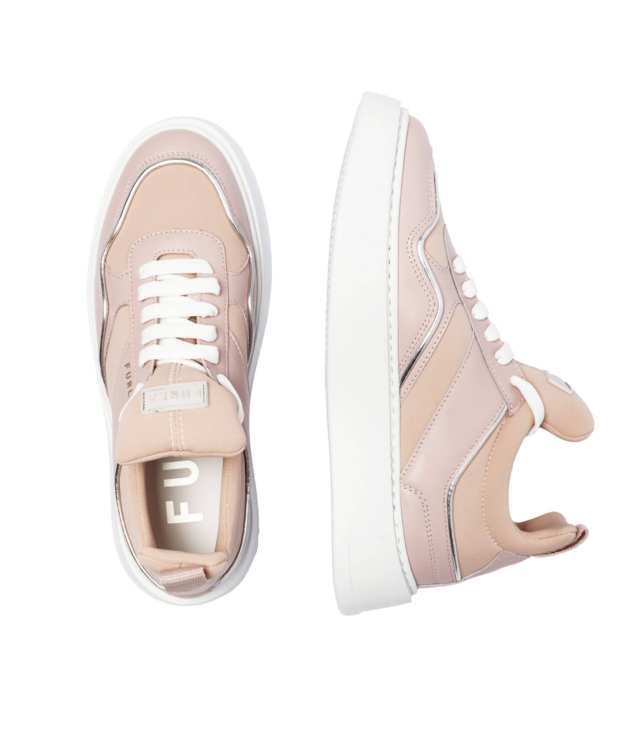 Furla Sneakers cu adaos de piele