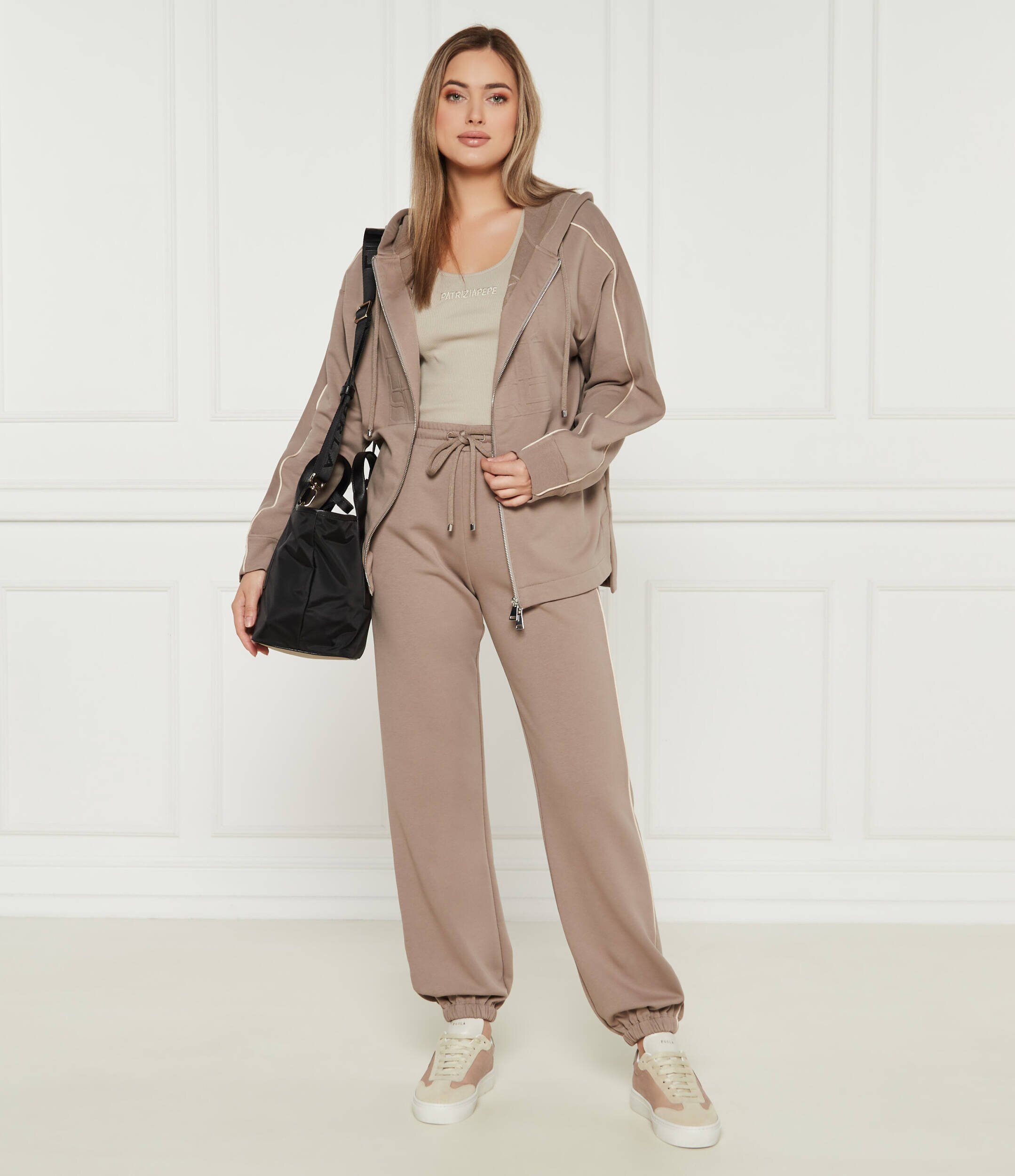 Furla Sneakers Enjoy cu adaos de piele
