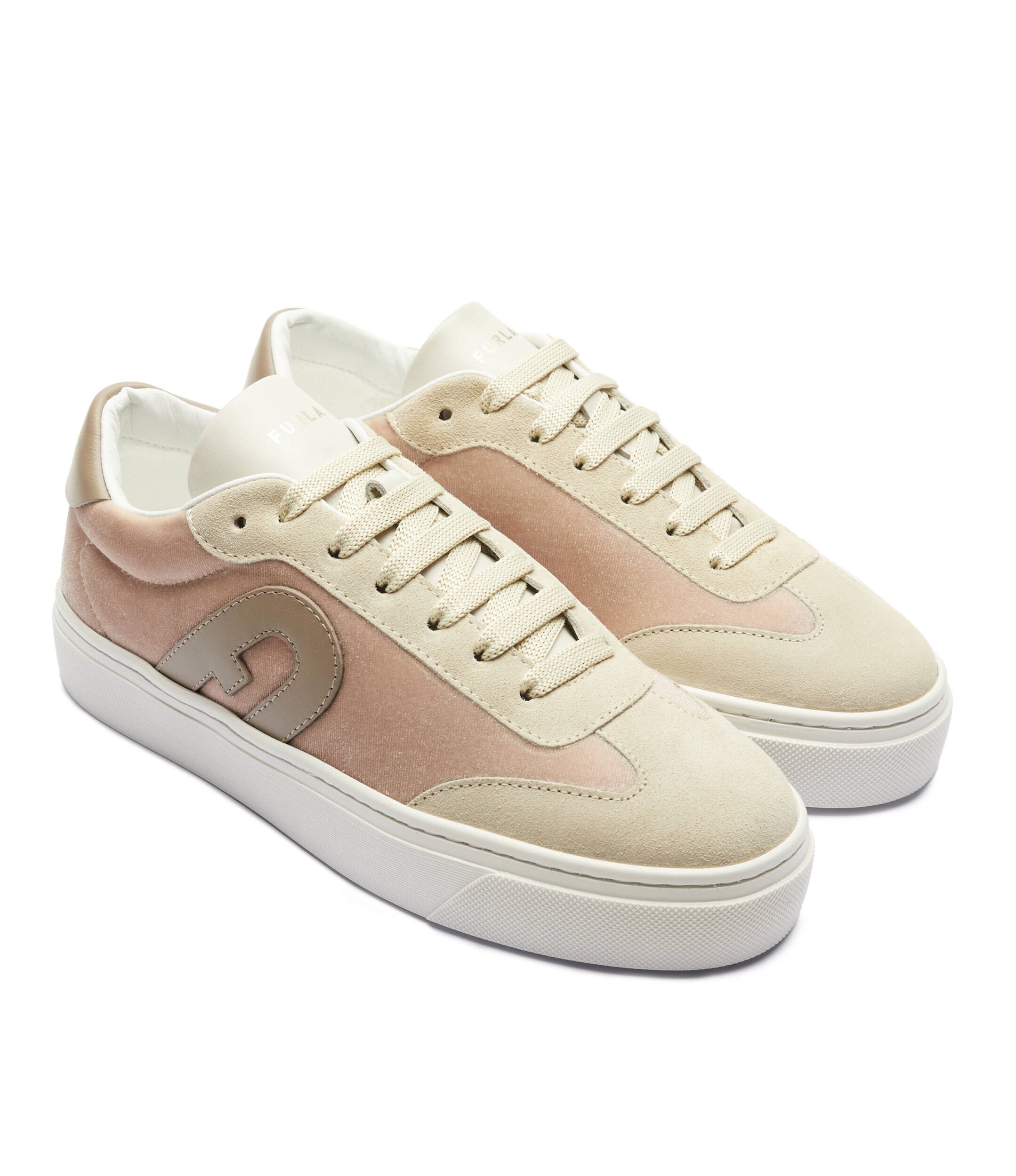 Furla Sneakers Enjoy cu adaos de piele