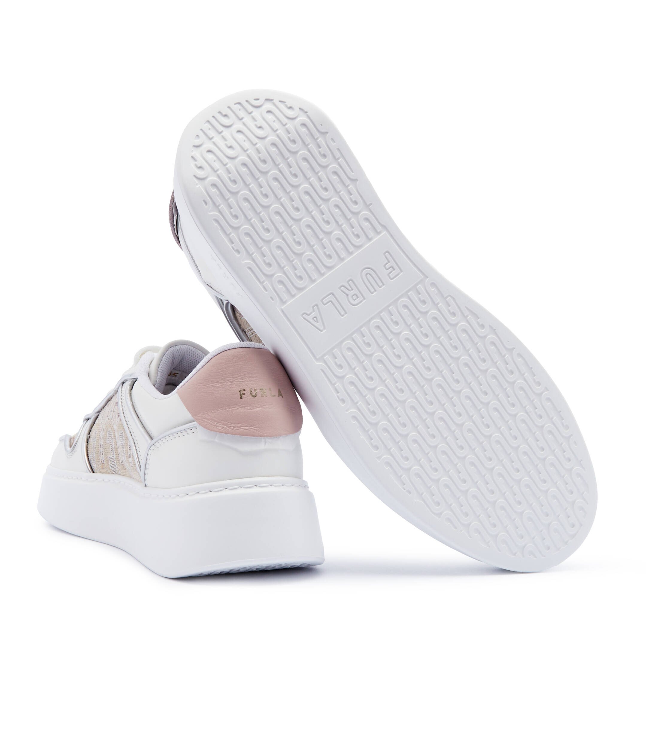 Furla Sneakers Sport cu adaos de piele
