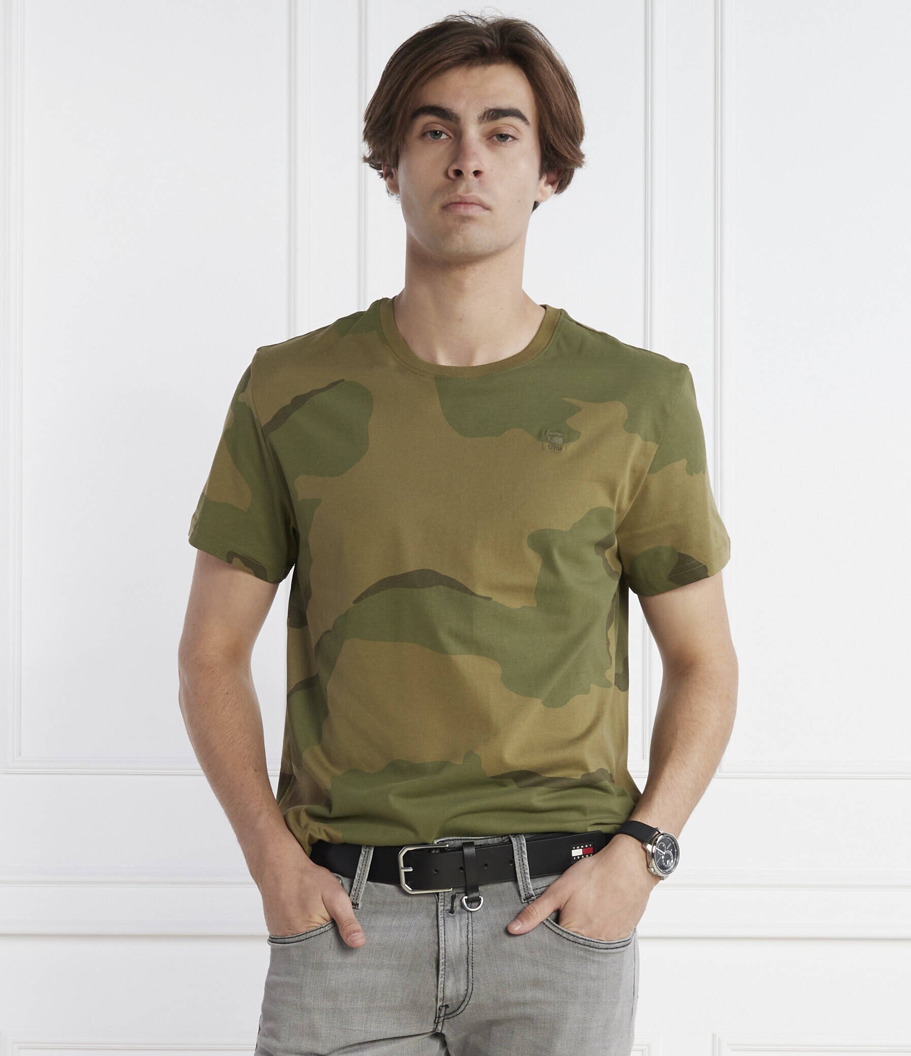 G-Star Raw Tricou Desert camo r t | Regular Fit