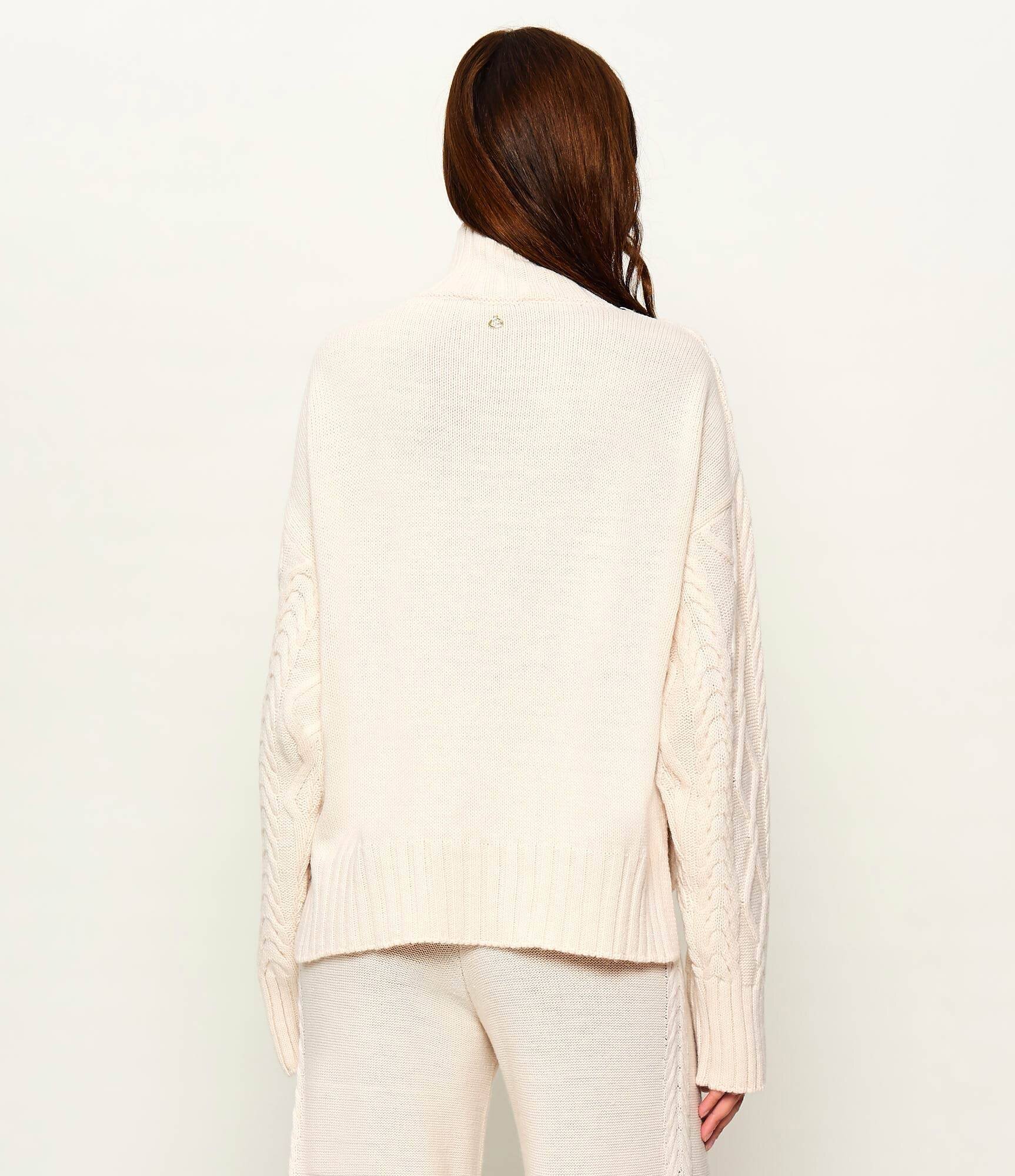 Gaëlle Paris Guler înalt | Relaxed fit cu adaos de lână