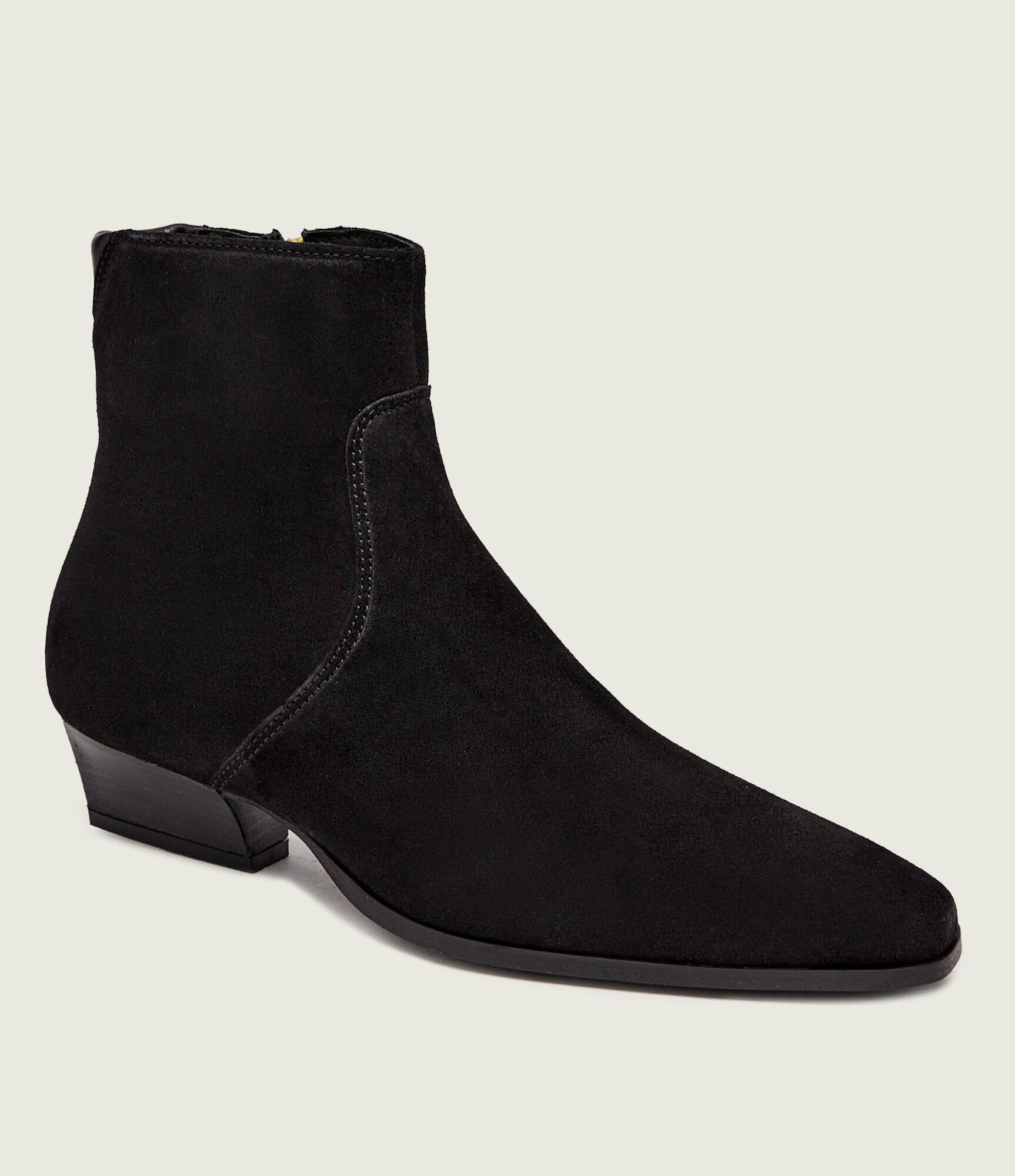 Gant Botine Bassotte | piele întoarsă cu adaos de piele