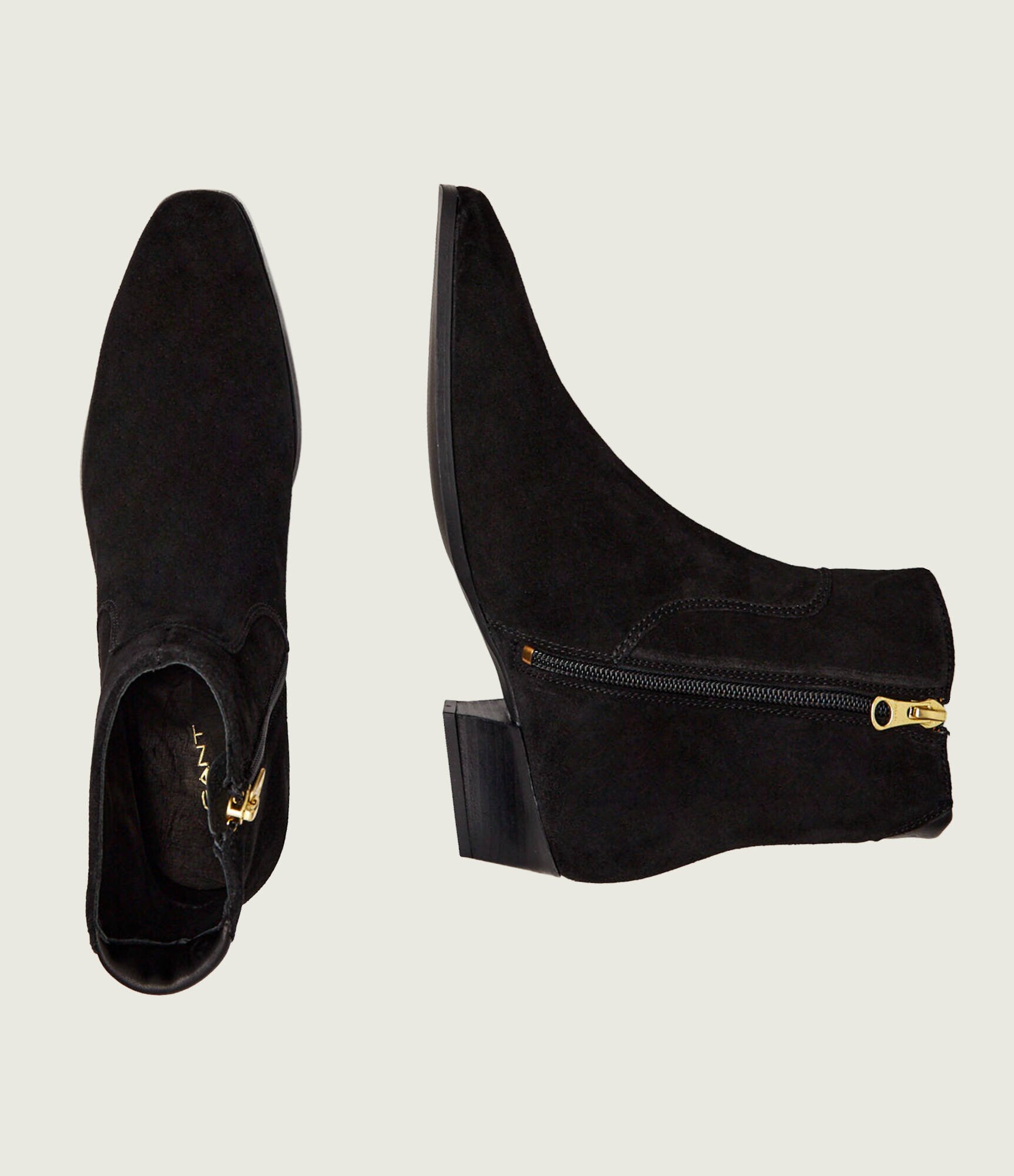 Gant Botine Bassotte | piele întoarsă cu adaos de piele