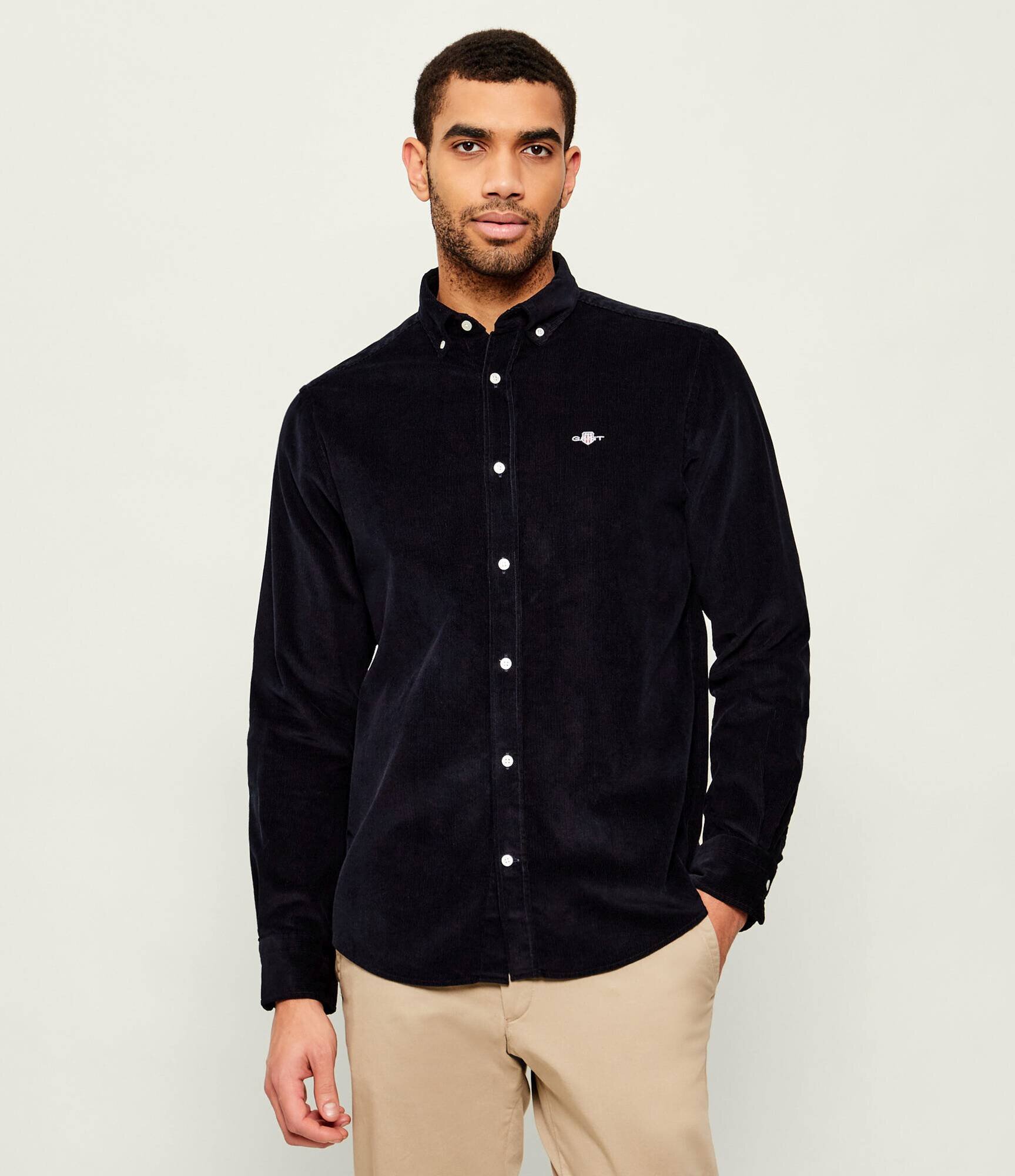 Gant Cămașă | regular fit | catifea reiată
