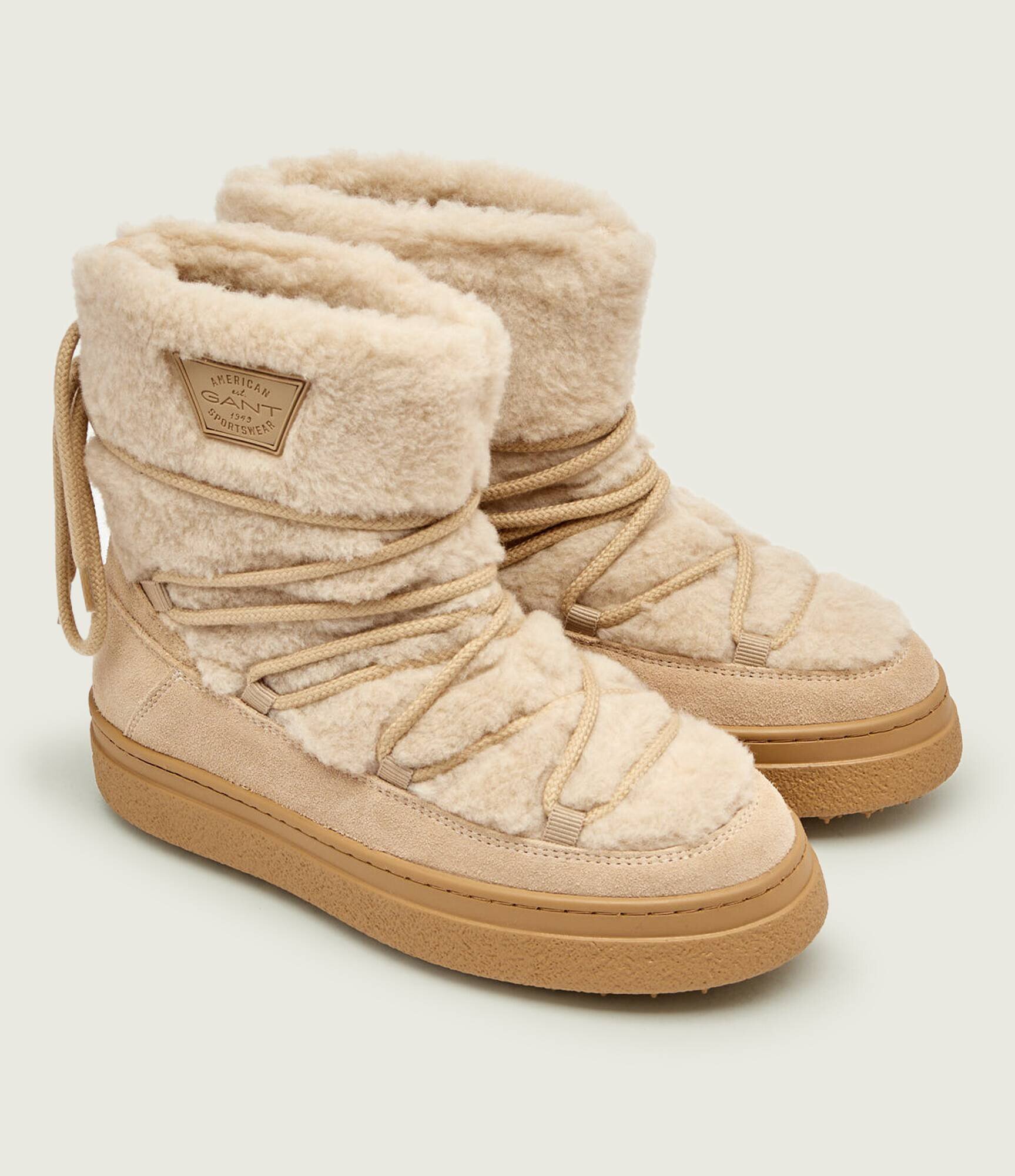Gant De lână bocanci Snowhill | shearling | zamsz