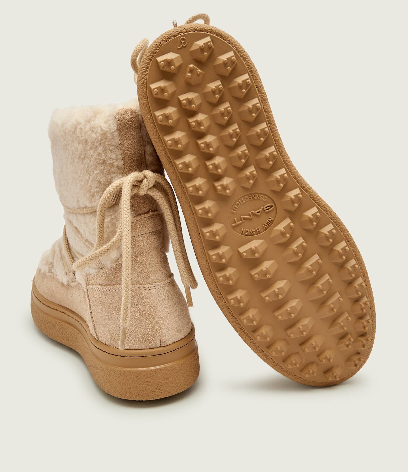 Gant De lână bocanci Snowhill | shearling | zamsz