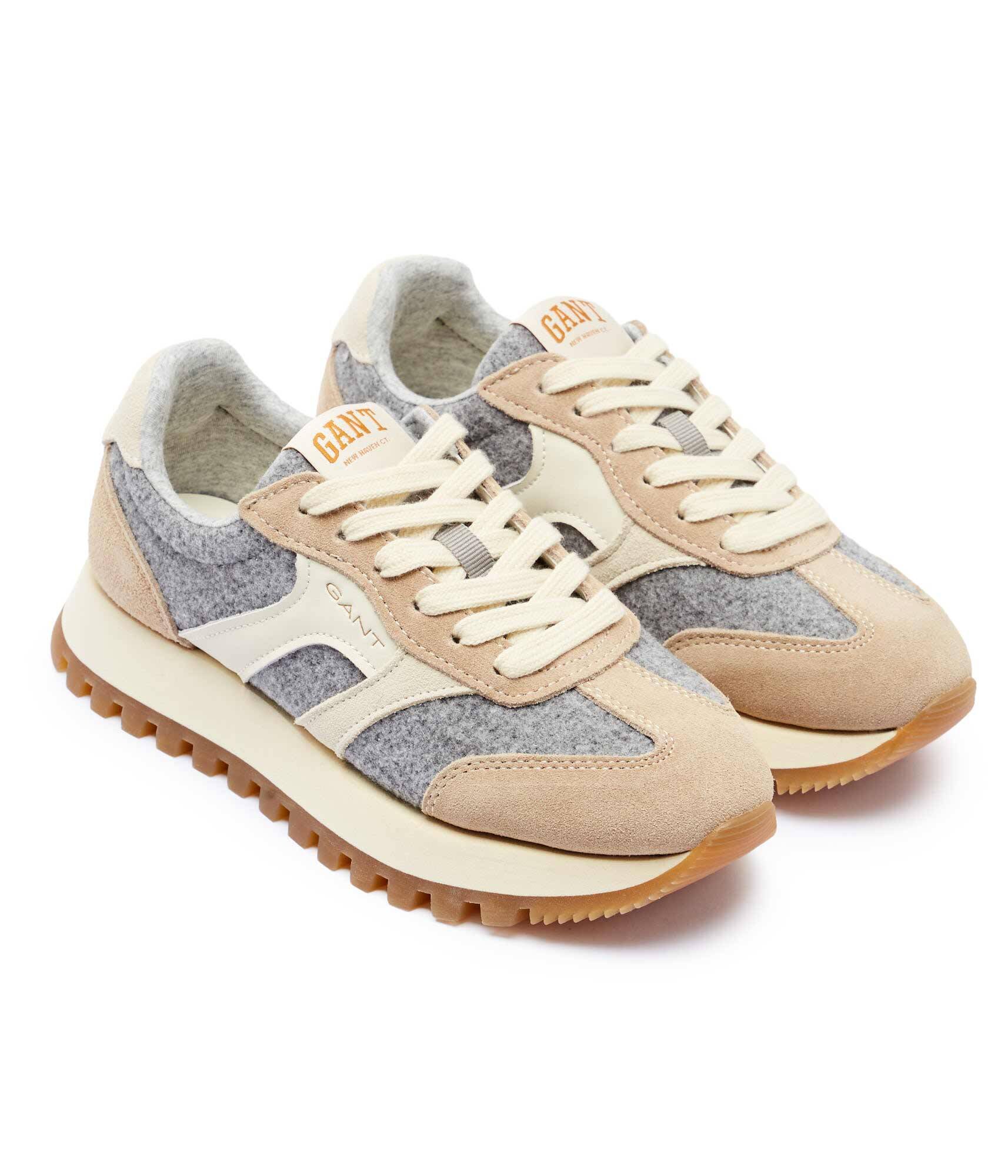 Gant De lână sneakers Caffay cu adaos de piele