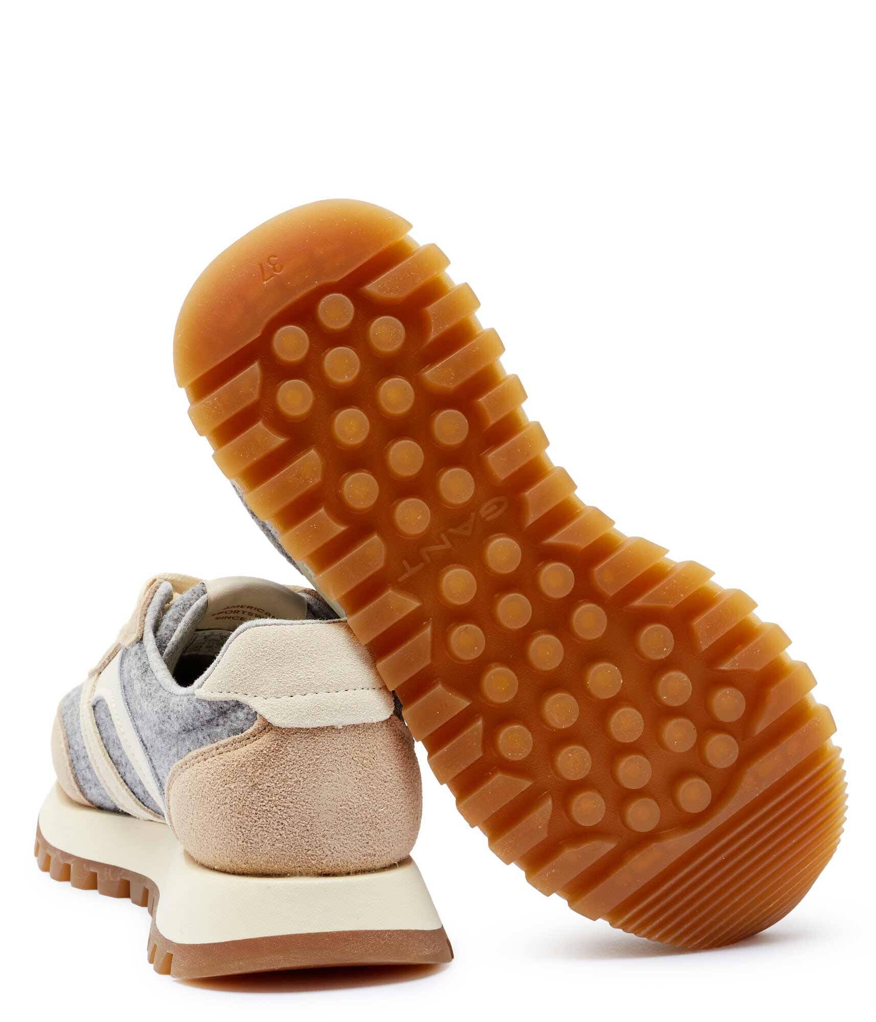 Gant De lână sneakers Caffay cu adaos de piele