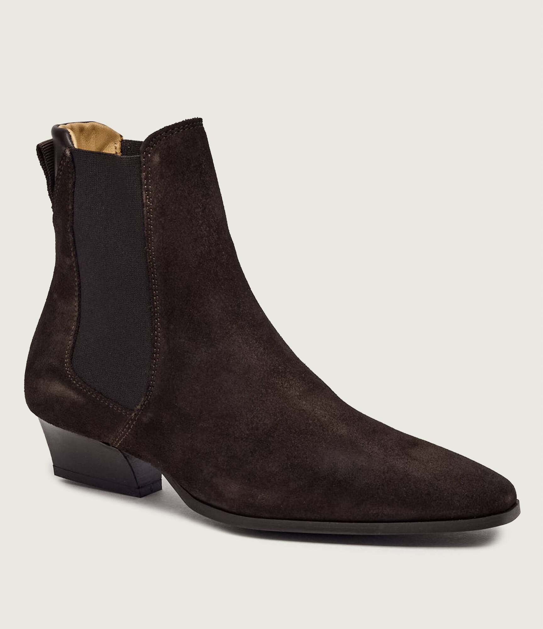Gant Ghete chelsea Bassotte | piele întoarsă