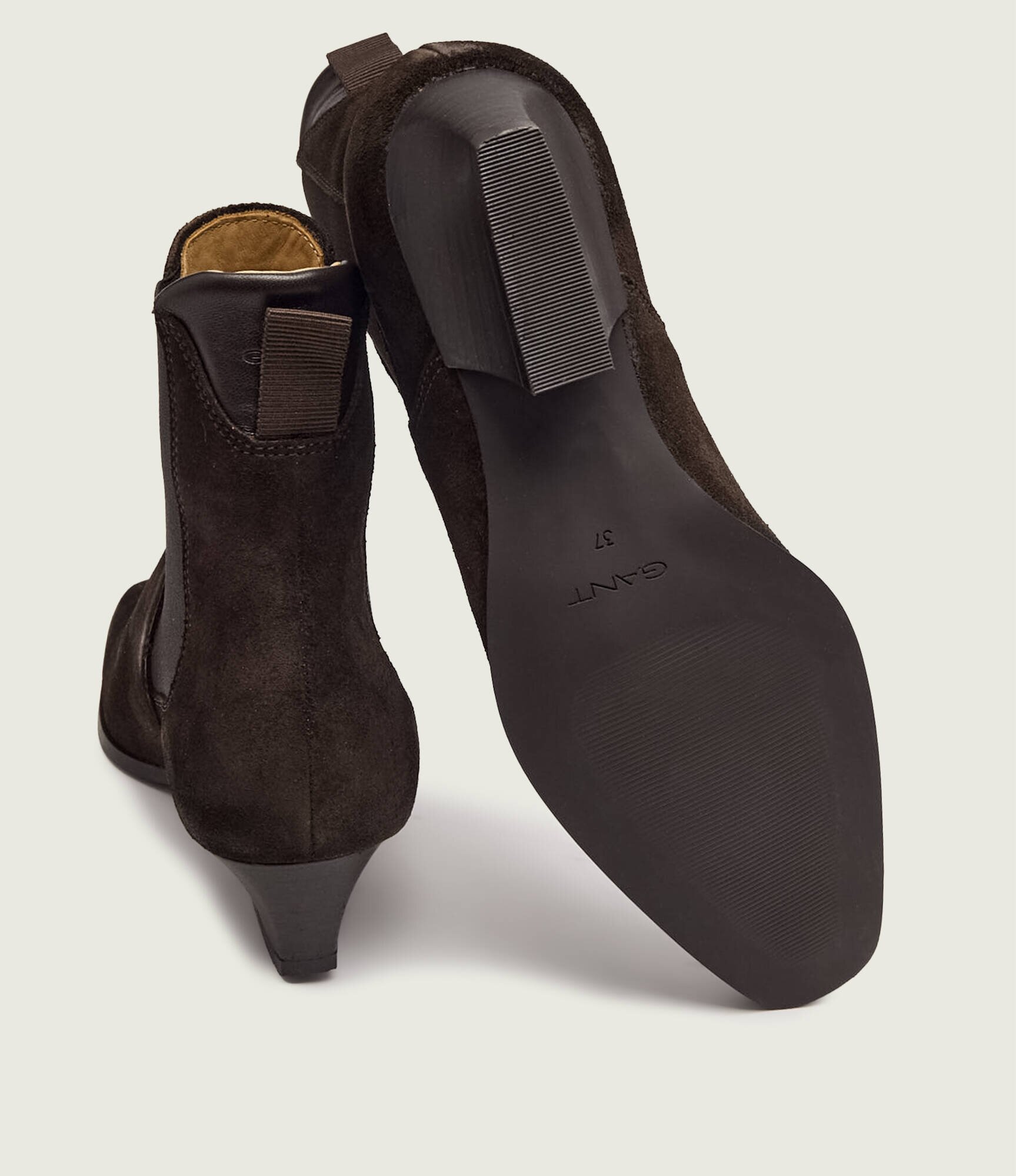 Gant Ghete chelsea Bassotte | piele întoarsă