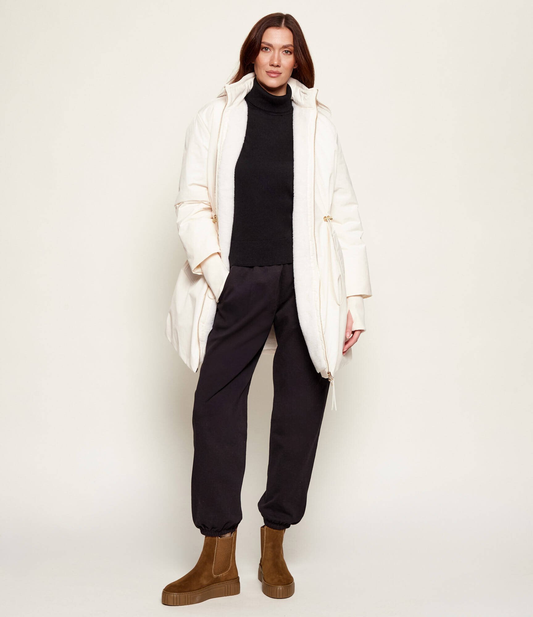 Gant Ghete chelsea Snowmont | piele întoarsă