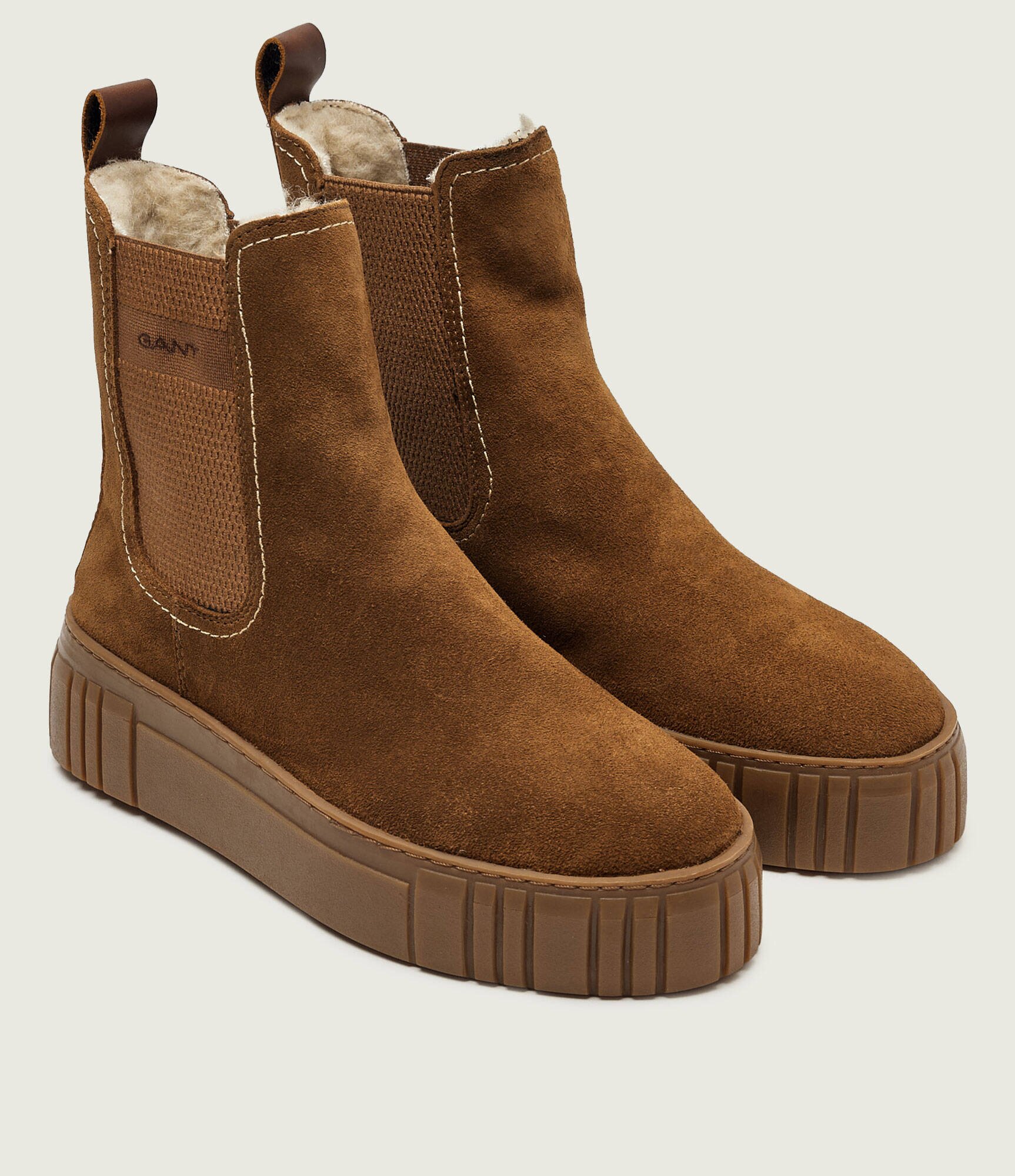 Gant Ghete chelsea Snowmont | piele întoarsă
