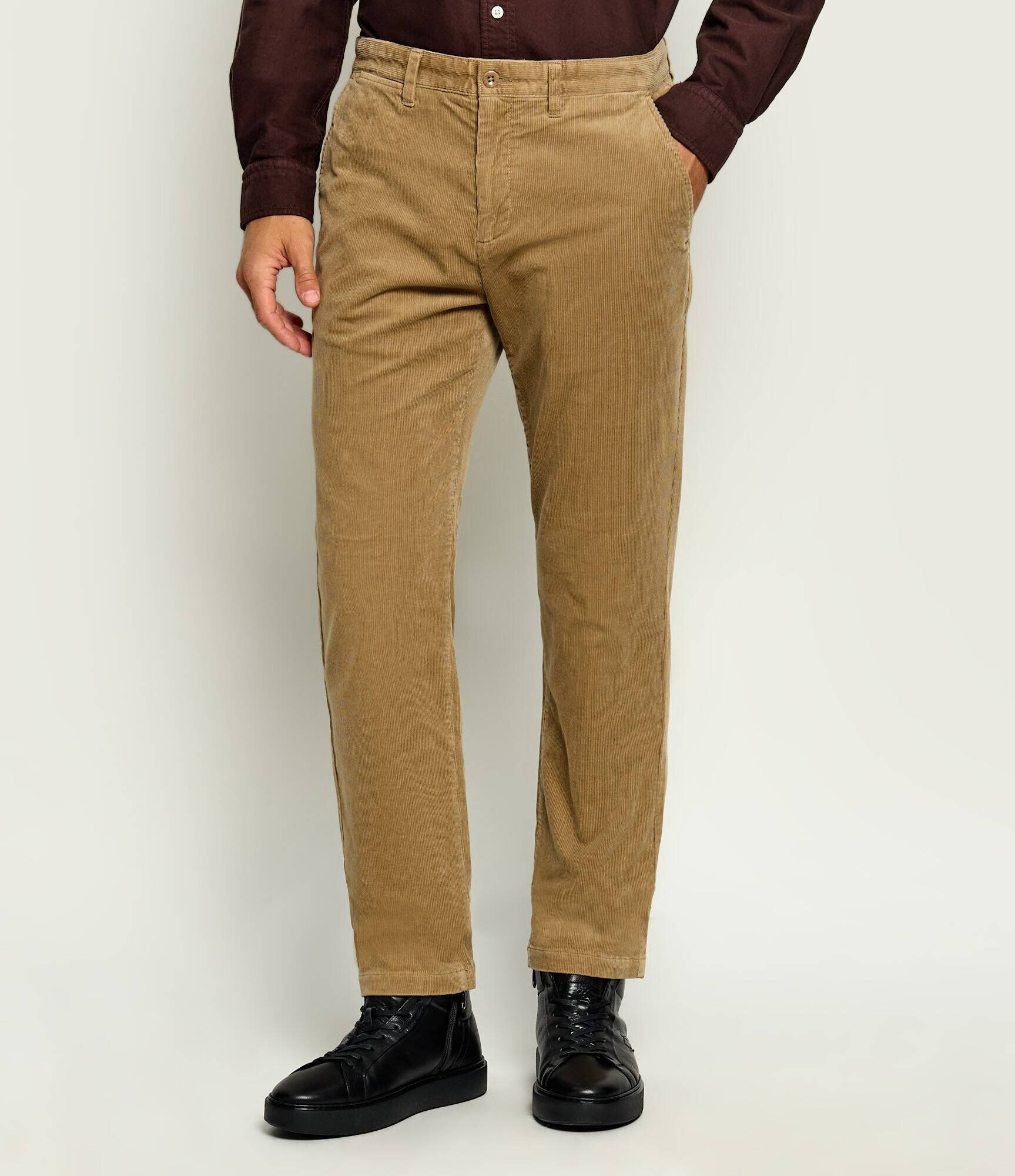 Gant Pantaloni chino | regular fit | catifea reiată