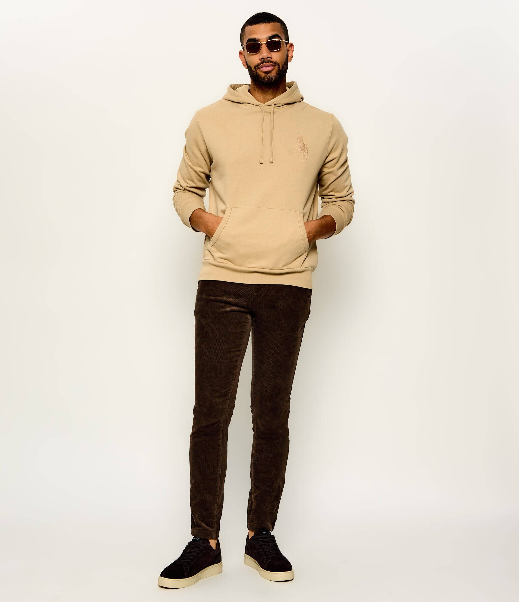Gant Pantaloni chino | Slim Fit | catifea reiată
