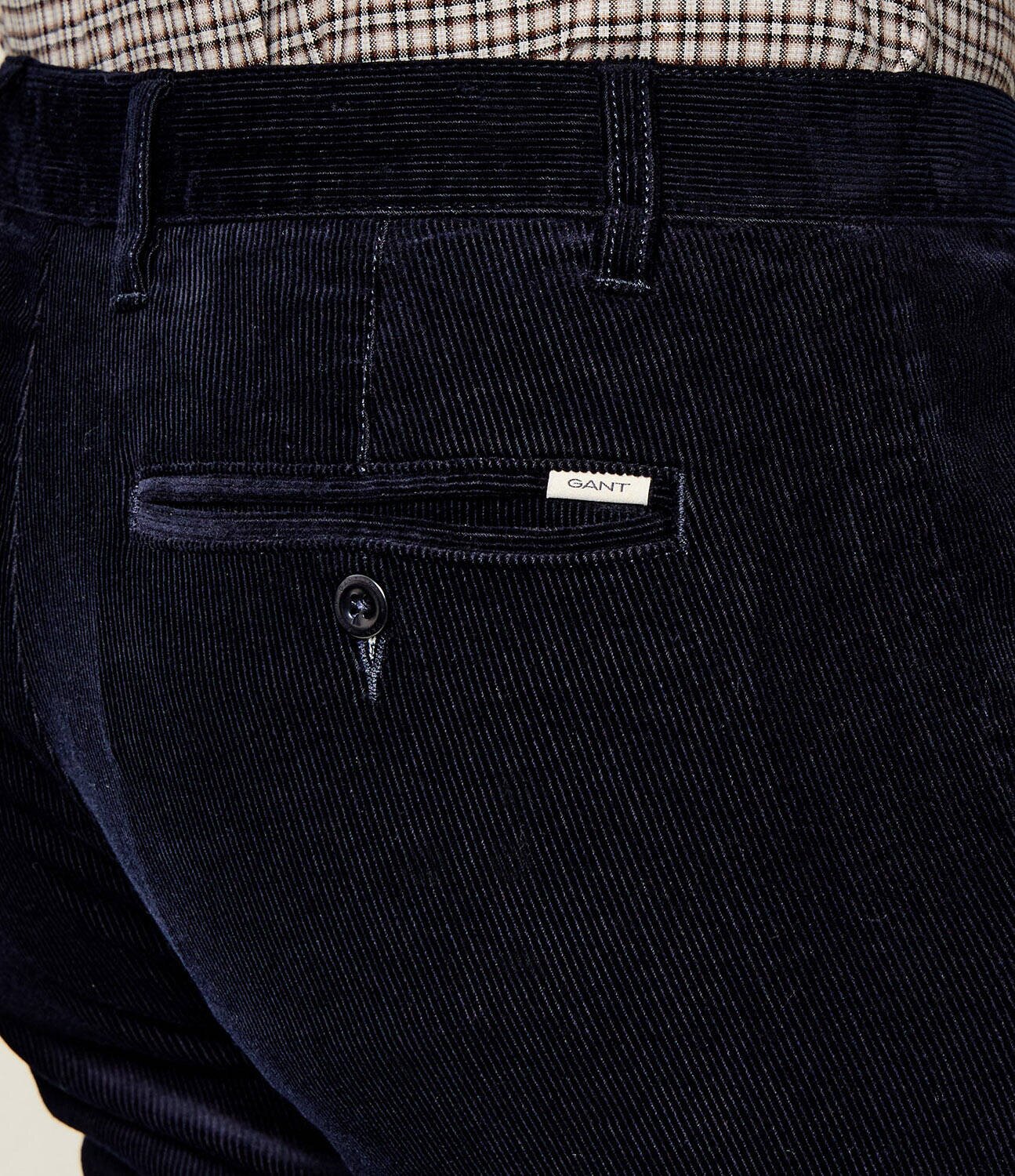 Gant Pantaloni chino | Slim Fit | catifea reiată