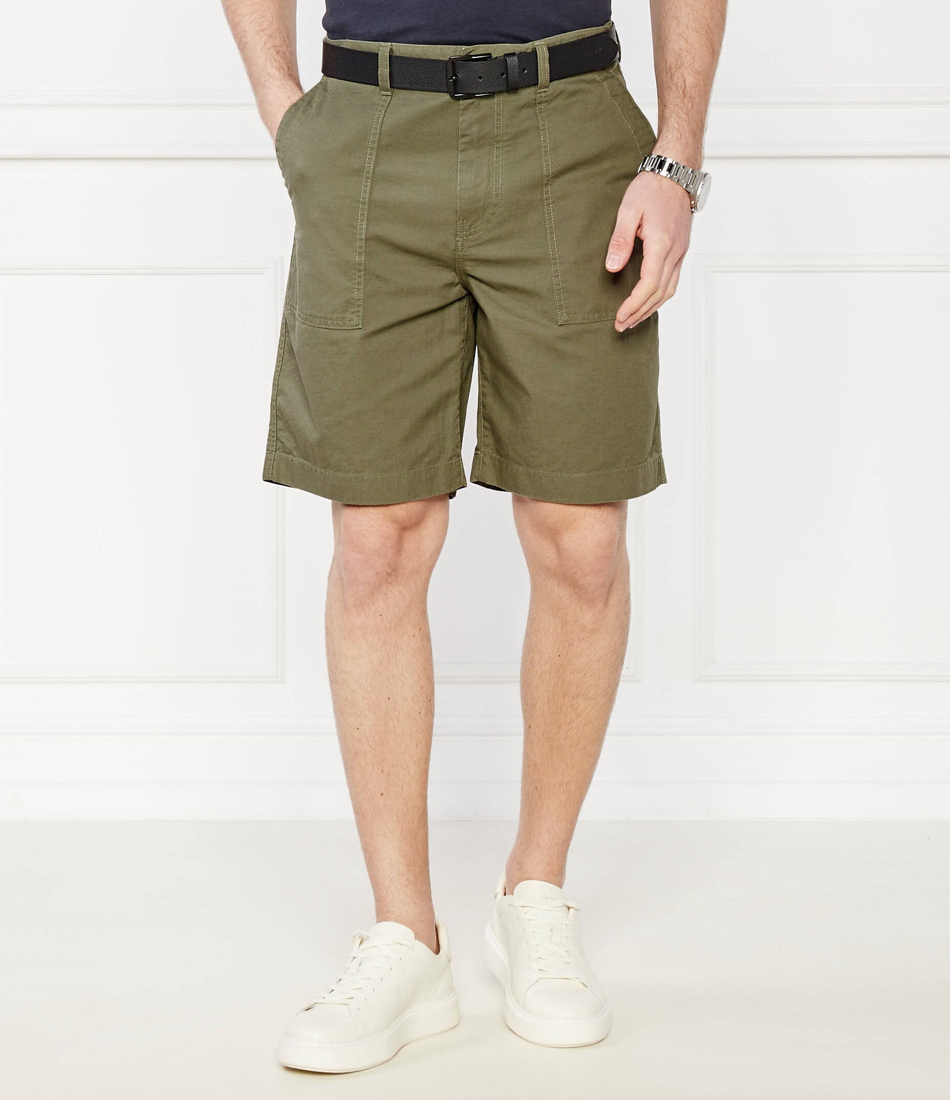Gant Pantaloni scurți | Regular Fit | cu adaos de in