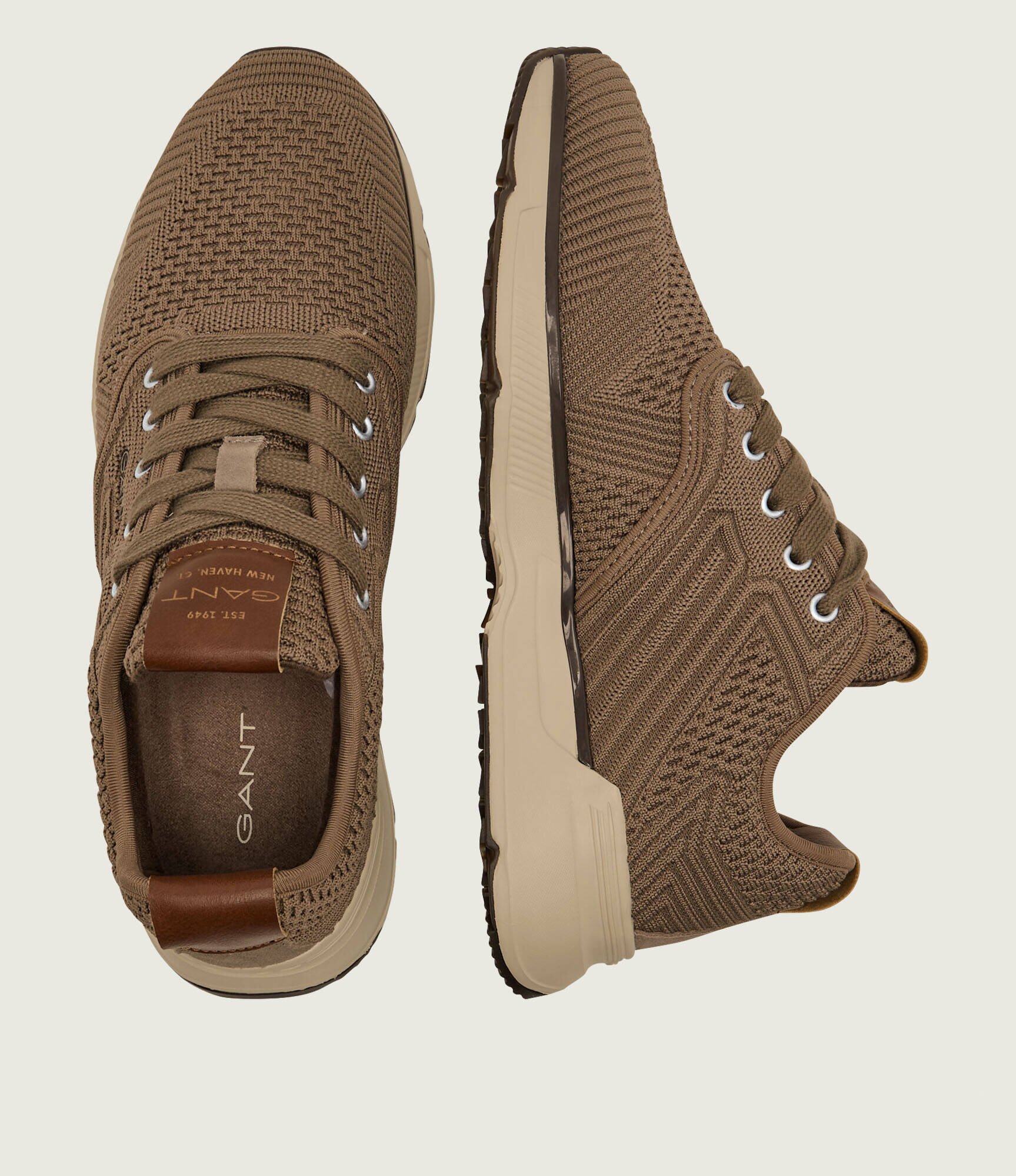 Gant Sneakers Beeker cu adaos de piele