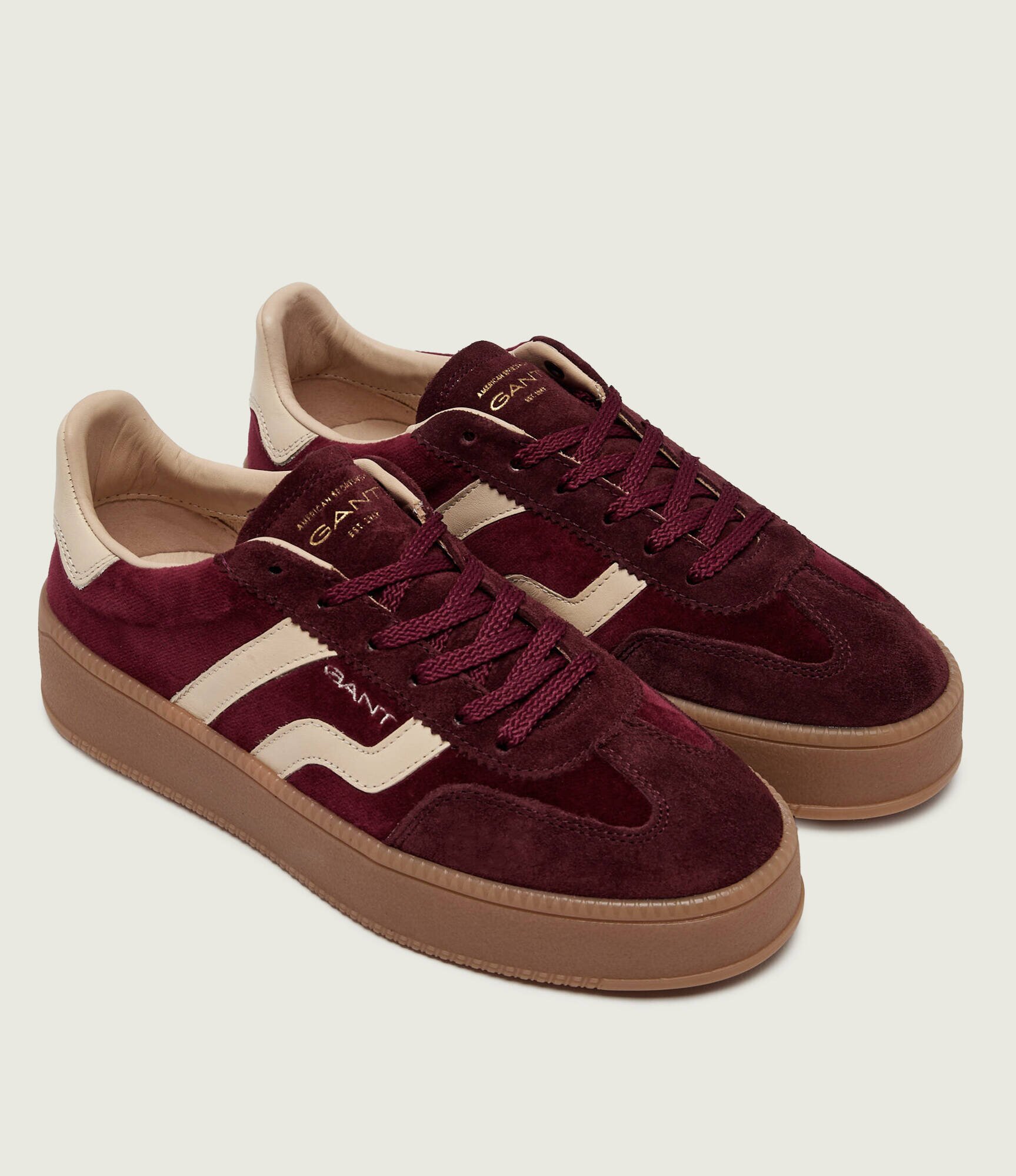 Gant Sneakers Cuzmani | piele întoarsă cu adaos de piele